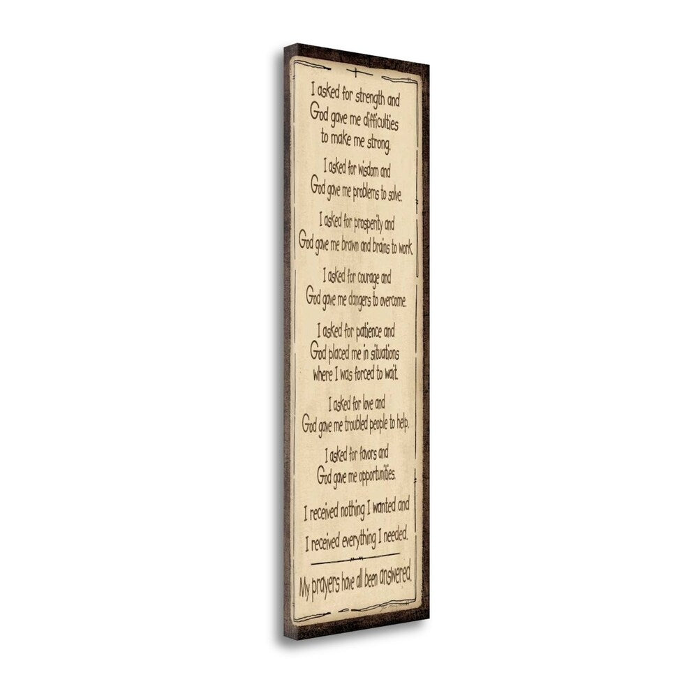 Answered Prayers by Jo Moulton - Premium Giclee Art Print on Gallery Wrapped Canvas, Ready to Hang Wall Decor for Living Room, Bedroom & Office