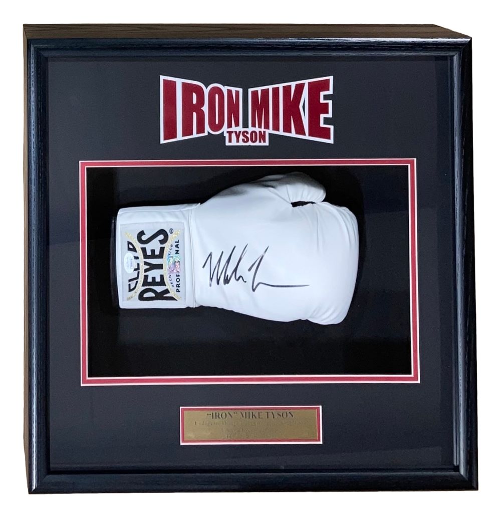 Mike Tyson Autographed White Cleto Reyes Right Hand Boxing Glove - JSA Certified - Perfect for Collectors, Boxing Memorabilia & Sports Decor