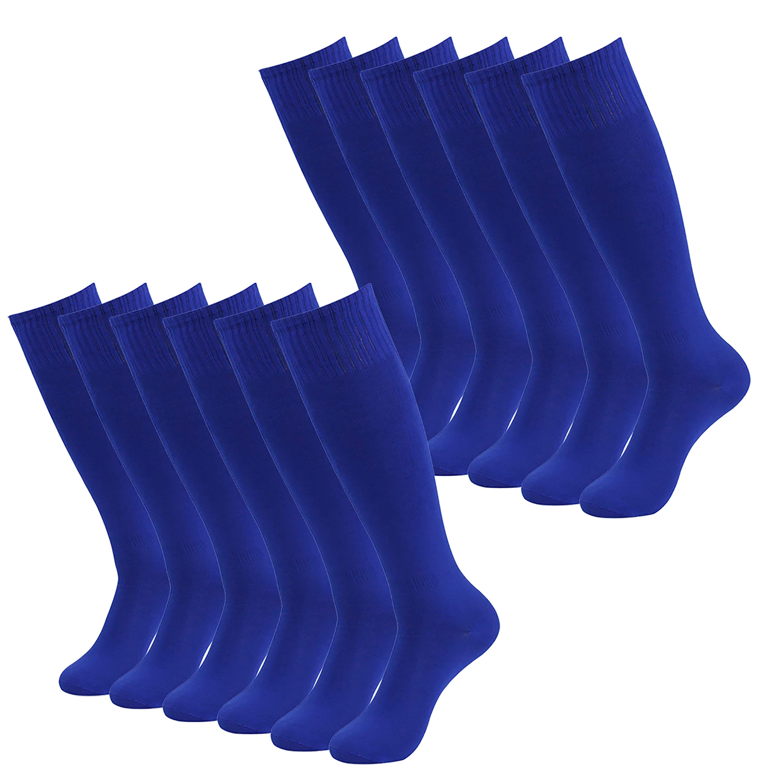 **Best Soccer Socks for Men & Women – Knee High, Lightweight, Breathable Team Sports Socks for Football, Softball, Baseball (2/6/12 Pairs) – Perfect for Training, Matches & Casual Wear**