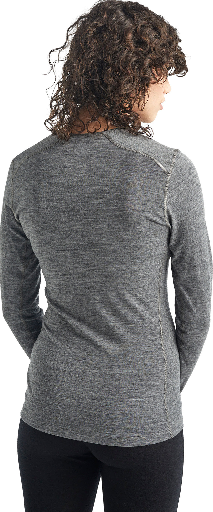 200 Oasis Long Sleeve Crewneck Women's Thermal Shirt - Soft Cotton Blend Base Layer for Winter, Fall & Outdoor Activities