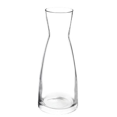 Bormioli Rocco 9.5 oz Ypsilon Glass Carafe with Spout - Set of 12 for Water, Juice & Wine - Perfect for Restaurants, Bars & Home Entertaining