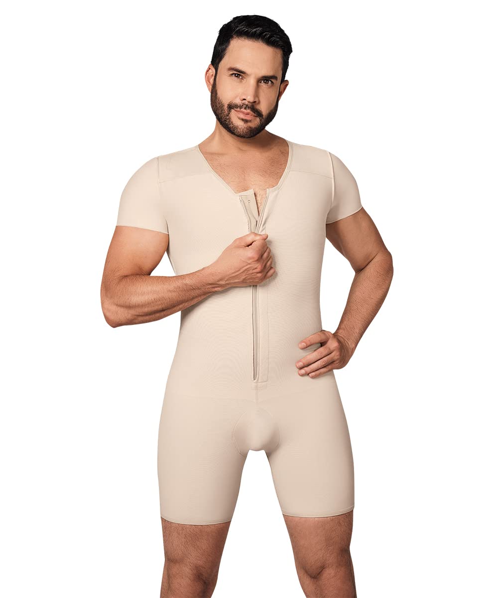 FC FORMA TU CUERPO Fat Compression Shirt for Men - Gynecomastia & Chest Compression Vest - Slimming Body Shaper for Workout, Post-Surgery & Everyday Wear