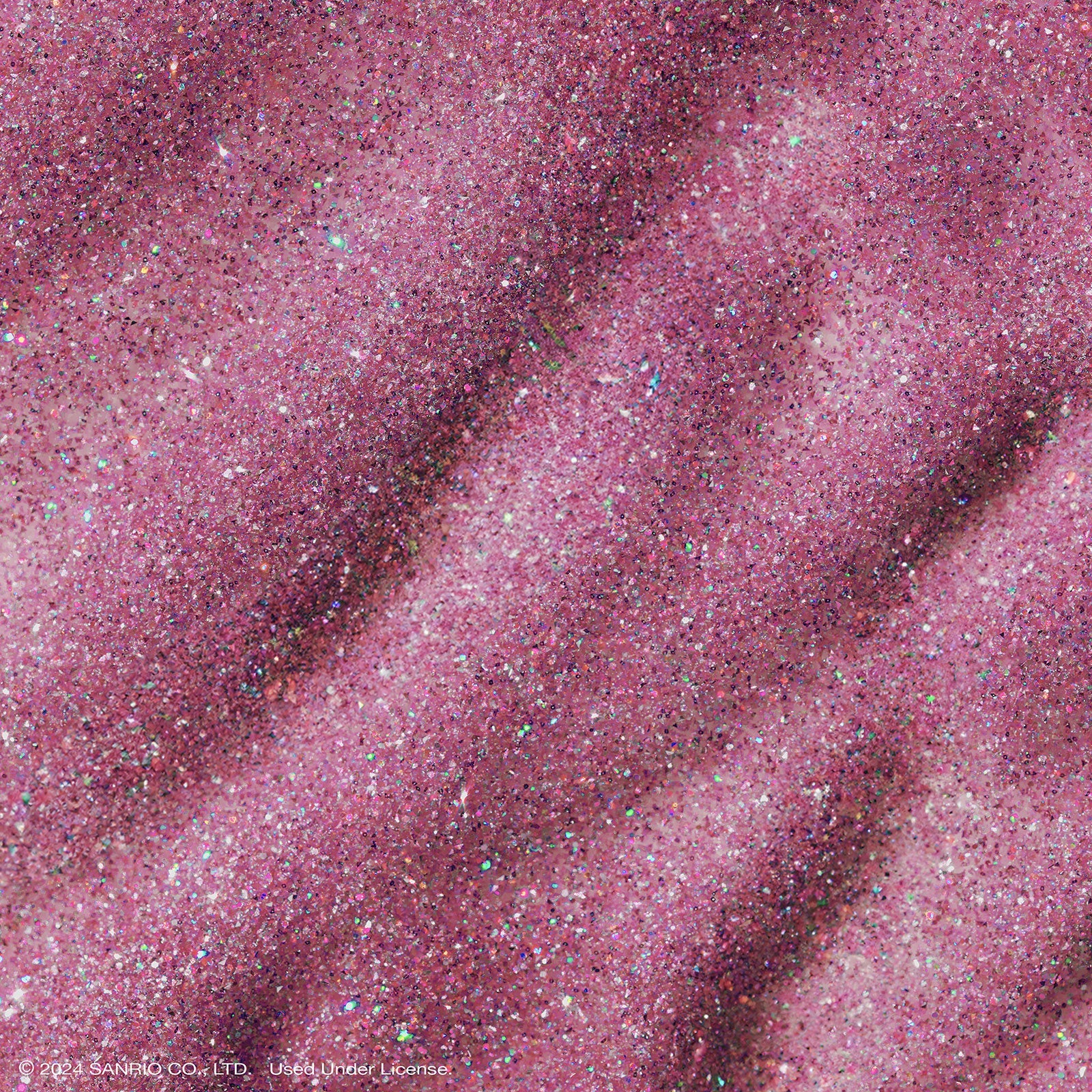 Kuromi Flash Glitter Gel Nail Polish - Shimmering Purple & Black Nail Art Gel for Parties, Cosplay, and Special Occasions