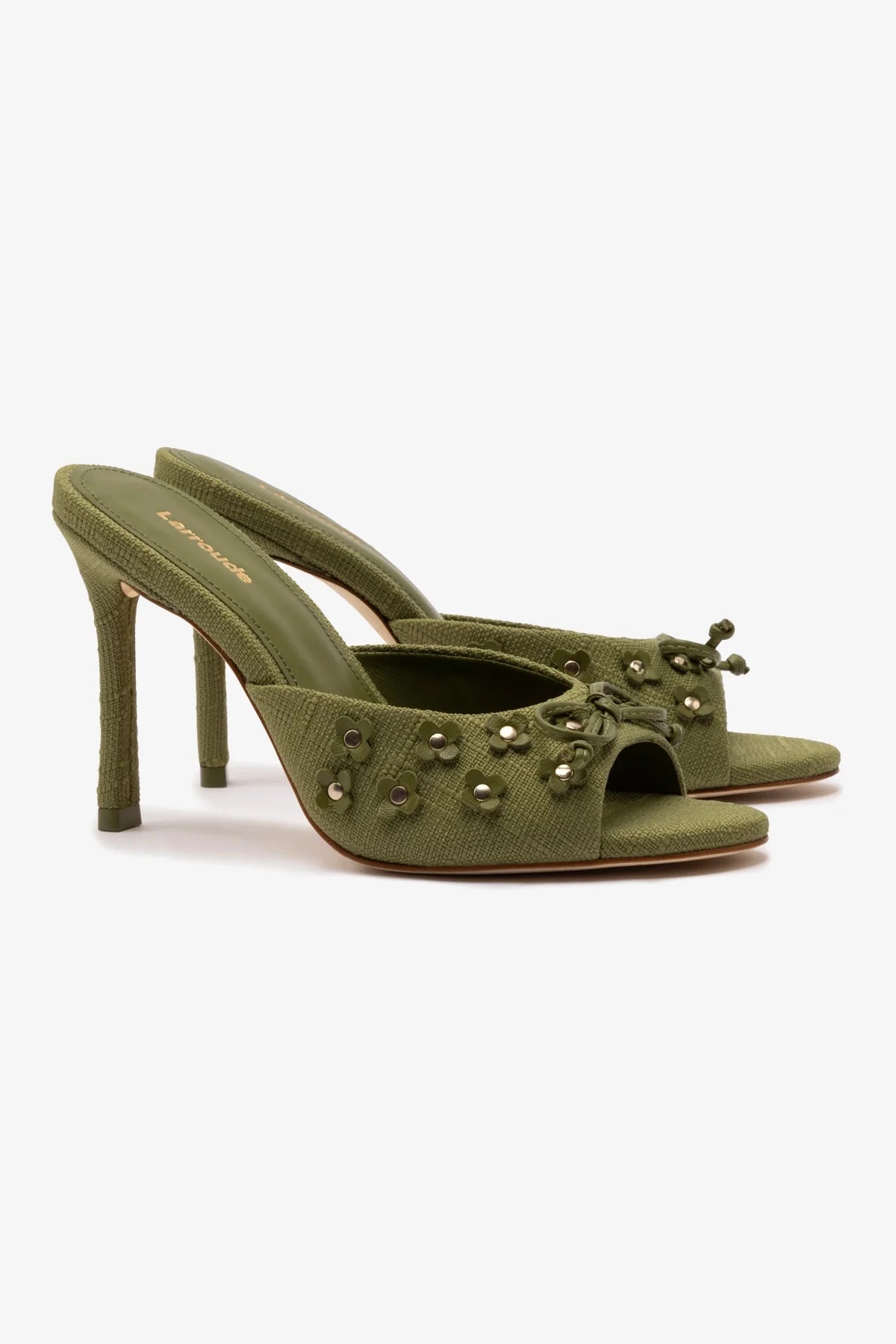Jasmine Hi Mule Sandals in Seaweed Raffia - Comfortable Summer Wedge Shoes for Women, Perfect for Beach Vacations and Casual Outings