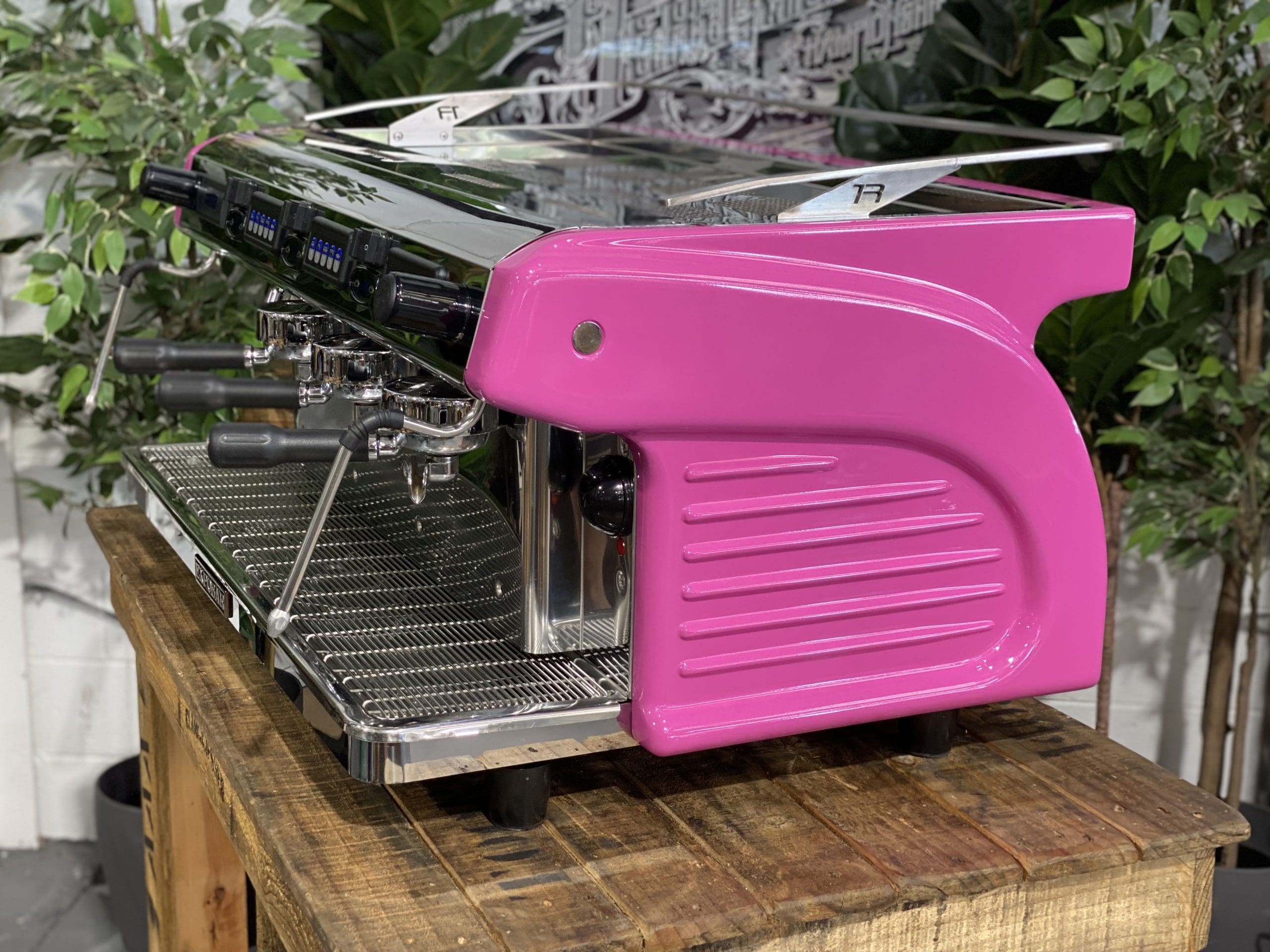 Expobar Alpha Ruggero 3 Group Commercial Espresso Machine in Pink - Perfect for Coffee Shops, Restaurants & Home Baristas