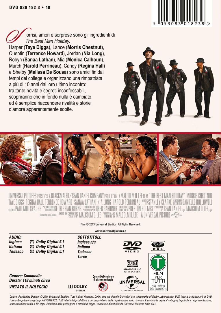 The Best Man Holiday DVD - Romantic Comedy Movie for Holidays & Family Gatherings