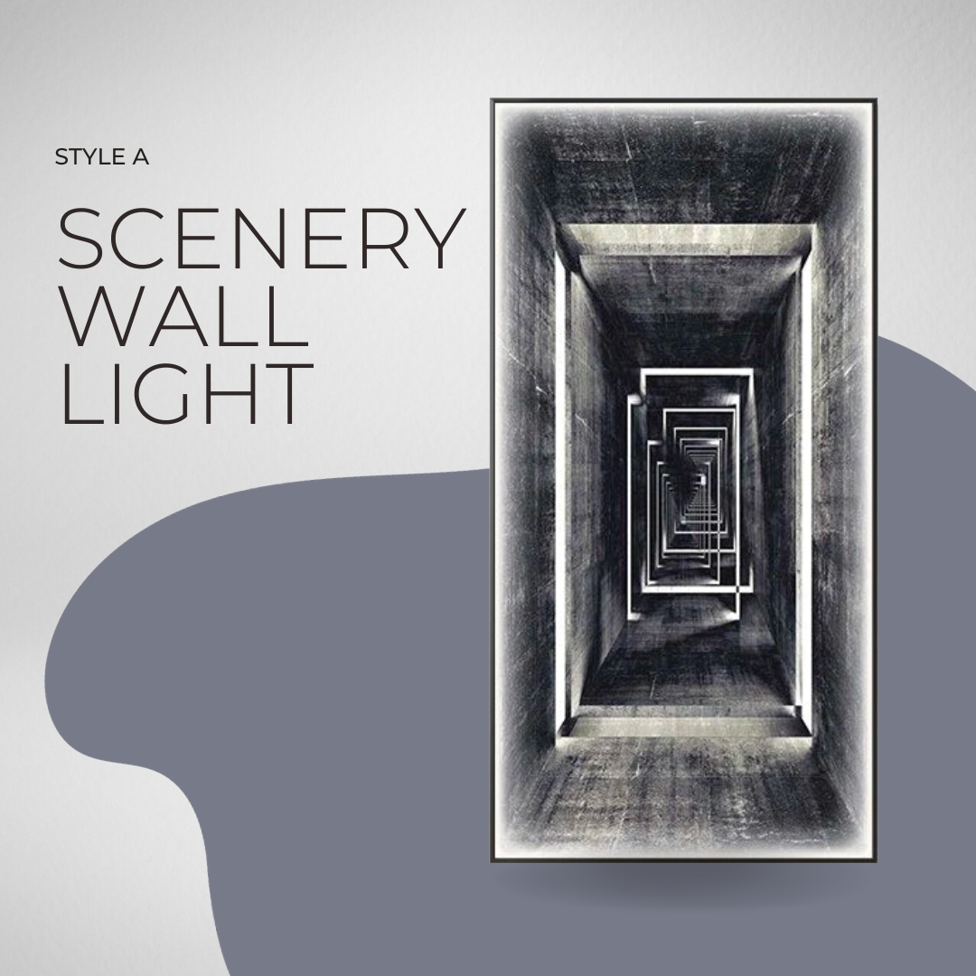 Scenery Wall Light - Modern Decorative Lighting for Living Room, Bedroom, and Outdoor Spaces | Energy-Efficient LED Wall Sconce for Home and Garden Decor