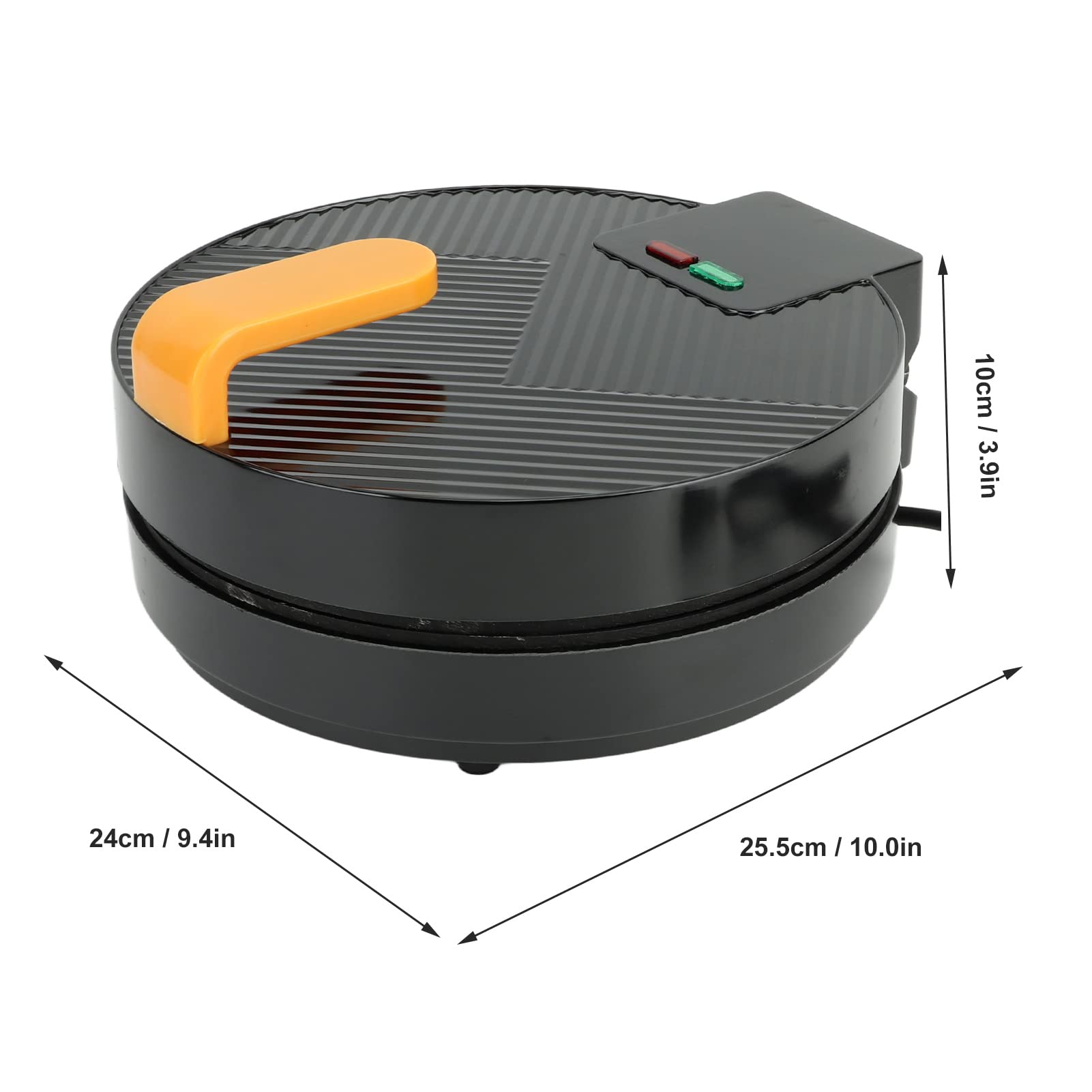 Mini Donut Maker Machine - 1400W Electric Donut Baker with Non-Stick Surface, Fast Heating & LED Light - Makes 8 Doughnuts (10x9.4x3.9in) - Perfect for Home, Cafe, Breakfast, Parties & Kids Baking Activities