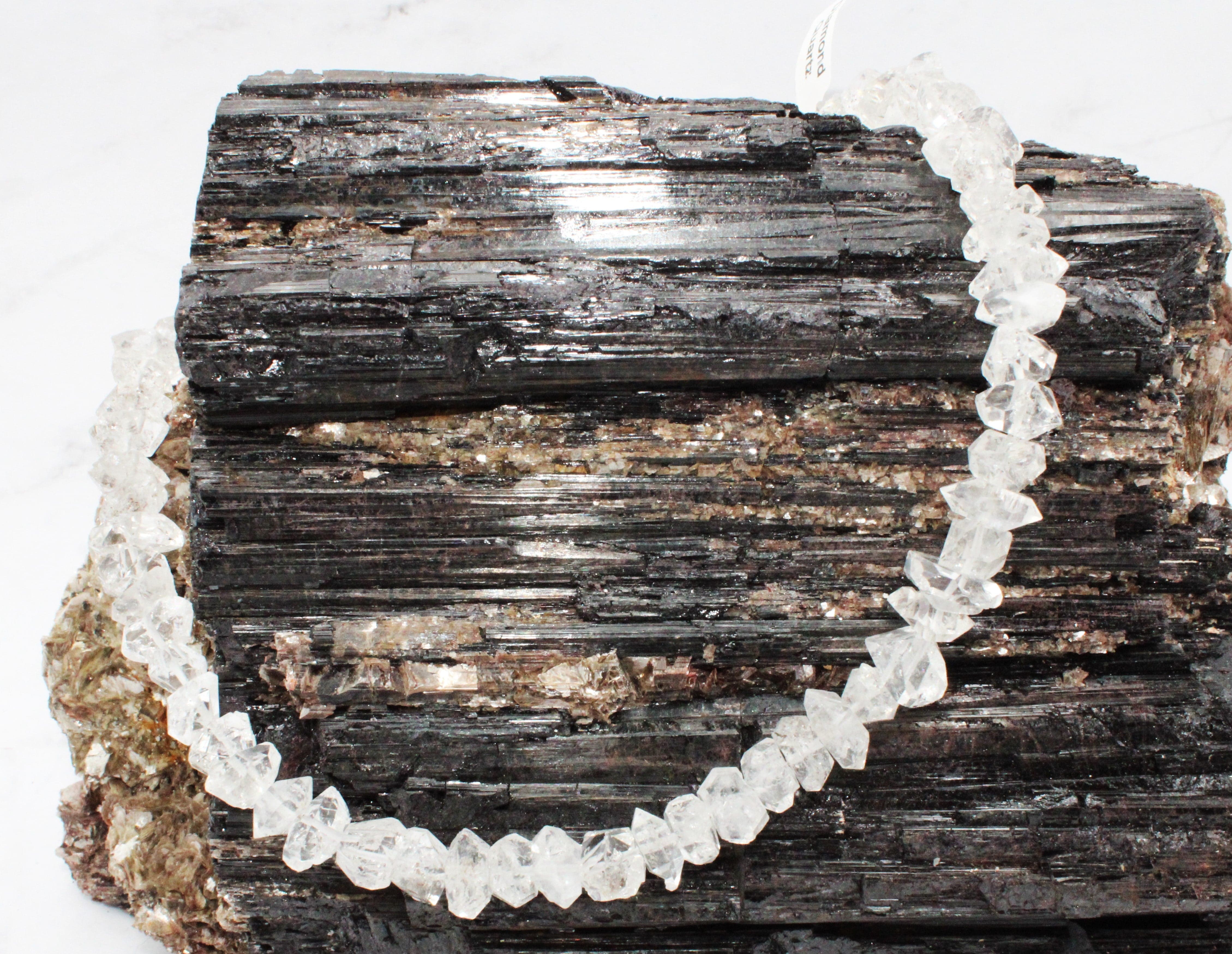 Elegant Diamond Quartz Sterling Silver Necklace for Women - Perfect for Weddings, Anniversaries & Special Occasions