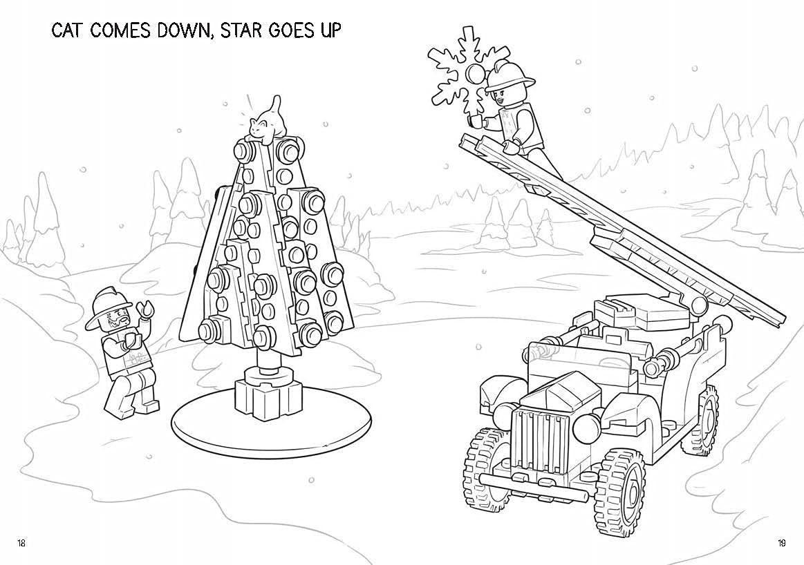 LEGO® Fun to Color Christmas Coloring Book - Creative Holiday Activity for Kids & Adults | Perfect for Christmas Gifts, Stocking Stuffers & Family Bonding