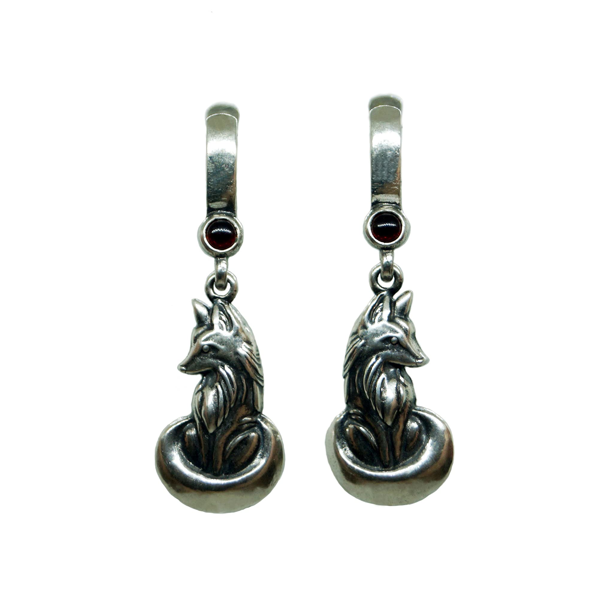 Fox Sterling Silver Earrings for Women - Elegant & Hypoallergenic Jewelry for Everyday Wear, Parties & Gifts