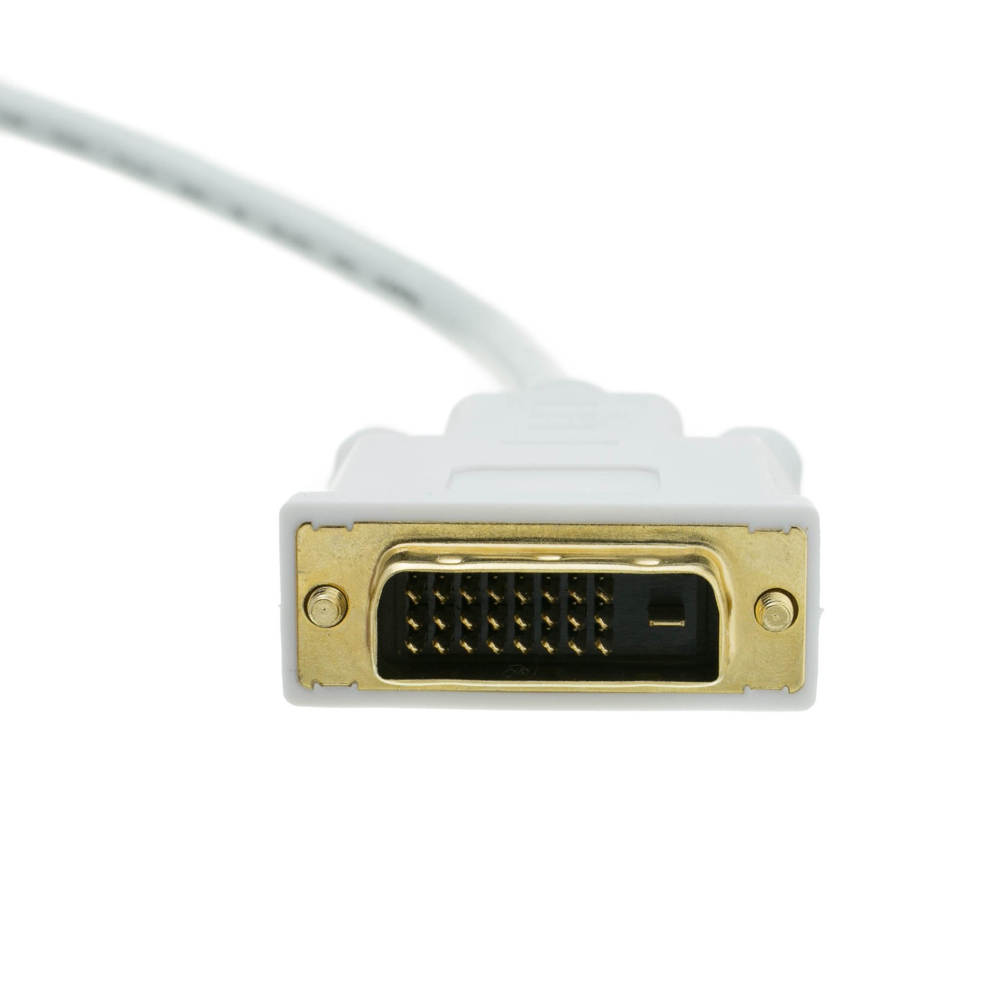 QualConnect Mini DisplayPort to DVI Video Cable - 10ft Gold-Plated Connectors for MacBook Pro, iMac, PC - High-Speed Digital Video Transmission for Home Office, Gaming & Multimedia Setup