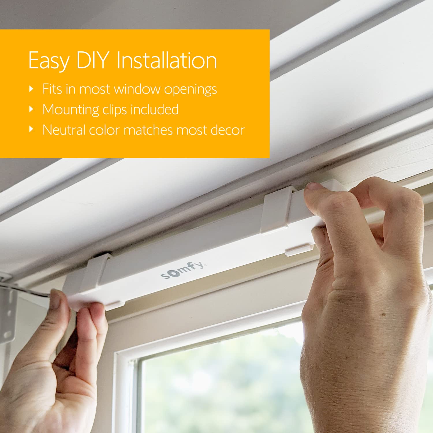 Somfy Rechargeable Battery Pack & Charger Bundle for Motorized Blinds, Shades & Curtains - Long-Lasting Power Supply with Easy Installation - Includes Wall Mount Clips (Models #9021217 & #9025166) - Perfect for Smart Home Automation & Window Treatment Systems