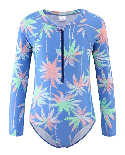 Tie Dye Blue Palm
