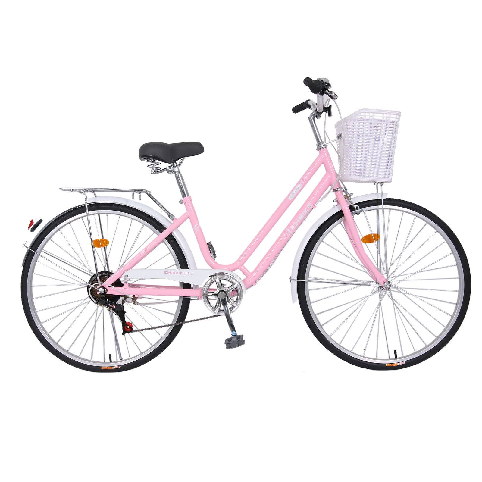 Boddenly Women's 26 Inch Road Bike - 7 Speed Commuter Bicycle for Seaside Travel, City Riding & Daily Commuting | Lightweight & Durable Design for Women Cyclists