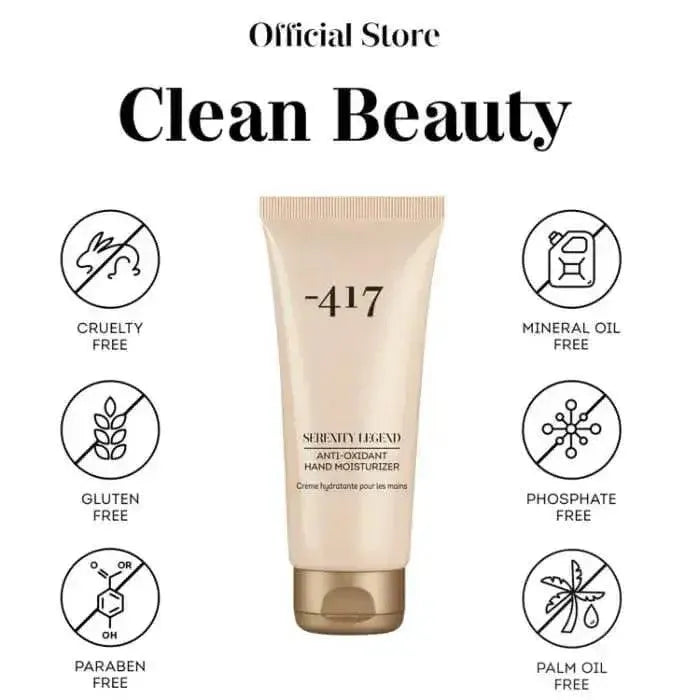 Minus 417 Antioxidant Hand Moisturizer Cream - Hydrating & Nourishing Hand Care for Dry Skin - Perfect for Daily Use, Travel & Office