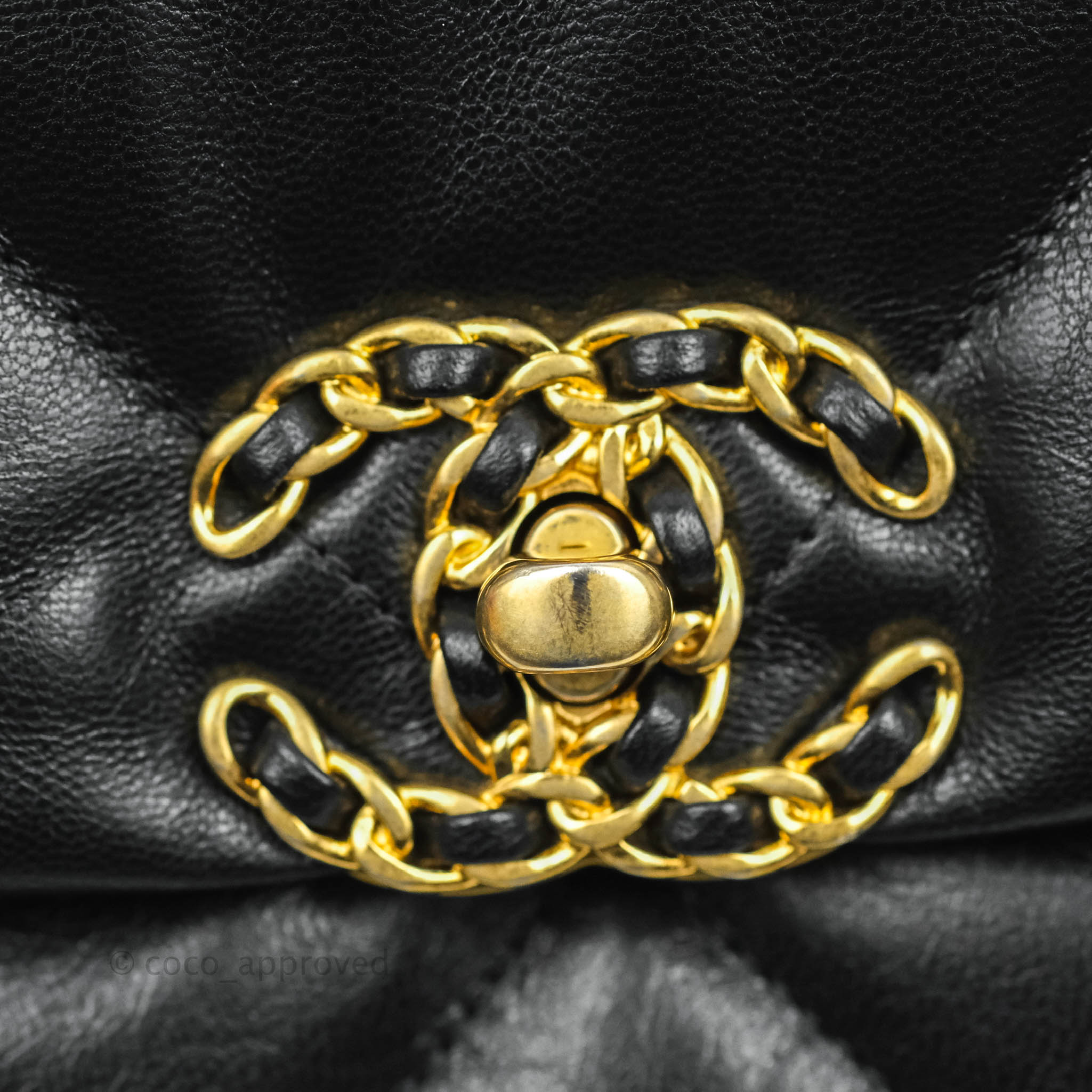 Chanel 19 Small Flap Bag Black Goatskin Mixed Hardware - Luxury Designer Handbag for Women | Perfect for Evening Events, Date Nights & Special Occasions