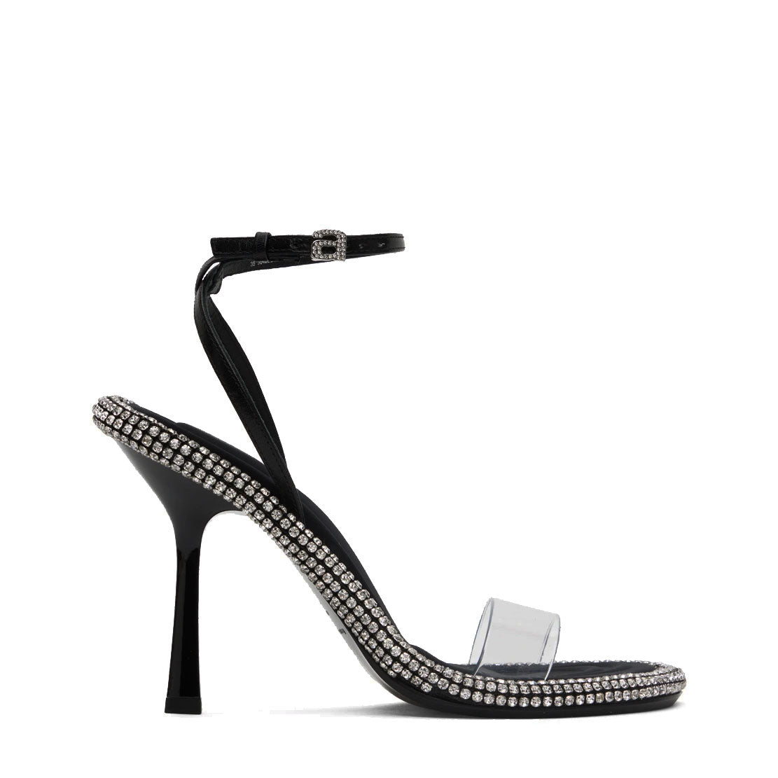 Nima Women's 110mm High Heel Pumps - Classic Black Stiletto Shoes for Party, Wedding & Evening Wear