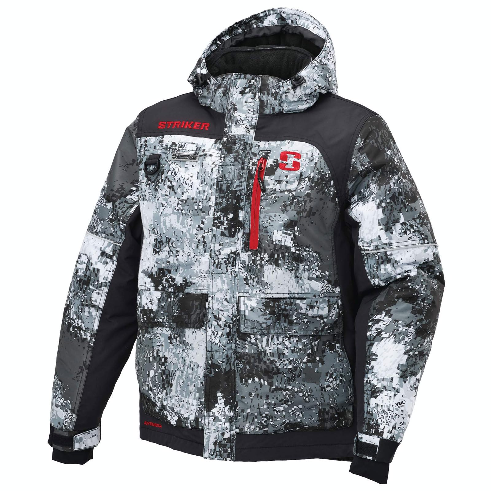 Striker Youth Avenger Windproof Water-Resistant Breathable Ice Fishing Jacket with Sureflote Flotation Technology - Perfect for Outdoor Winter Fishing & Cold Weather Activities