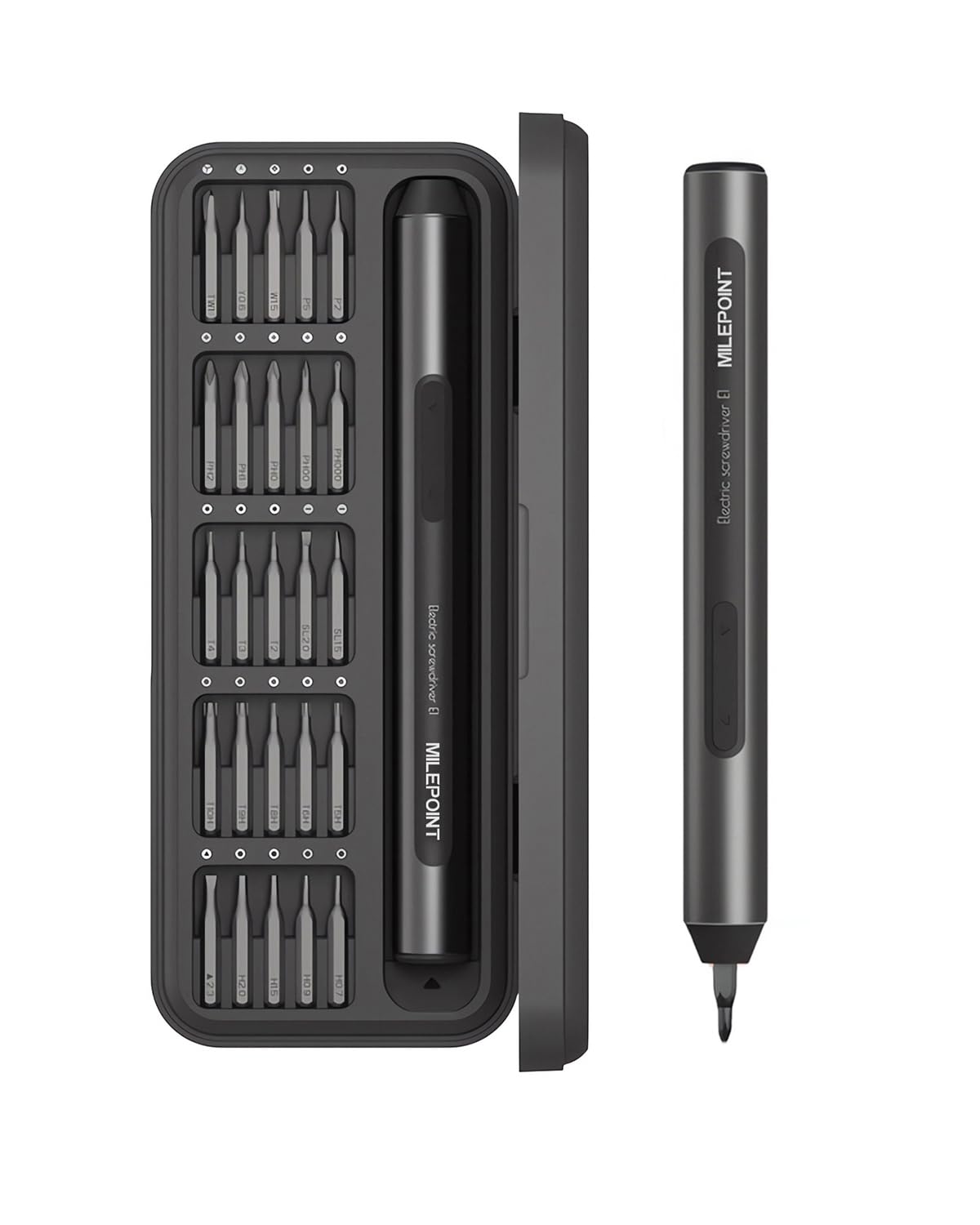 25 in 1 Mini Electric Screwdriver Kit - Cordless with S2 Magnetic Bits for Electronics Repair | Perfect for Laptops, Phones, Watches, Cameras, Drones, Glasses & More | DIY Home & Office Tool Kit