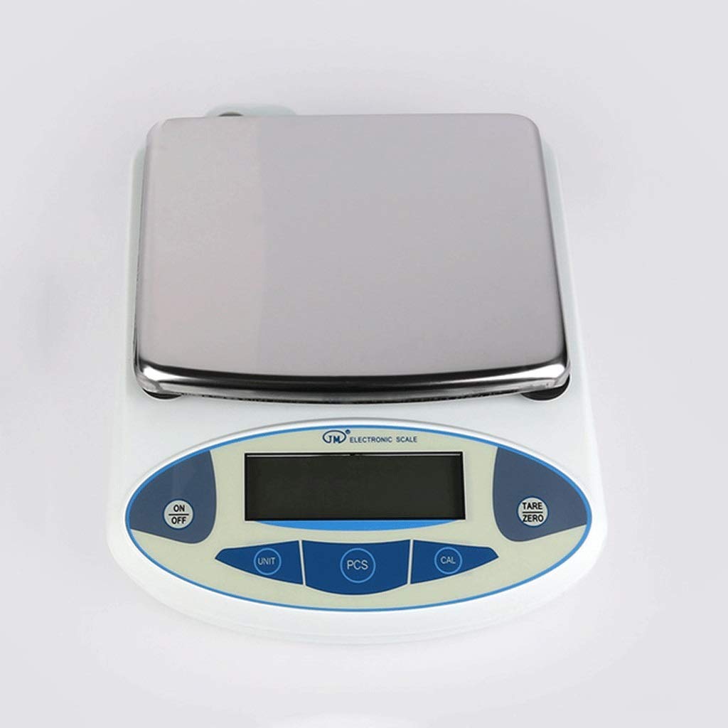WBDZ High Precision Digital Kitchen Scale 0.1g Accuracy - 10kg/20kg/30kg Capacity Electronic Postal Scale for Cooking, Baking, Jewelry Weighing & Small Package Shipping | Compact Design, Easy to Clean & Store