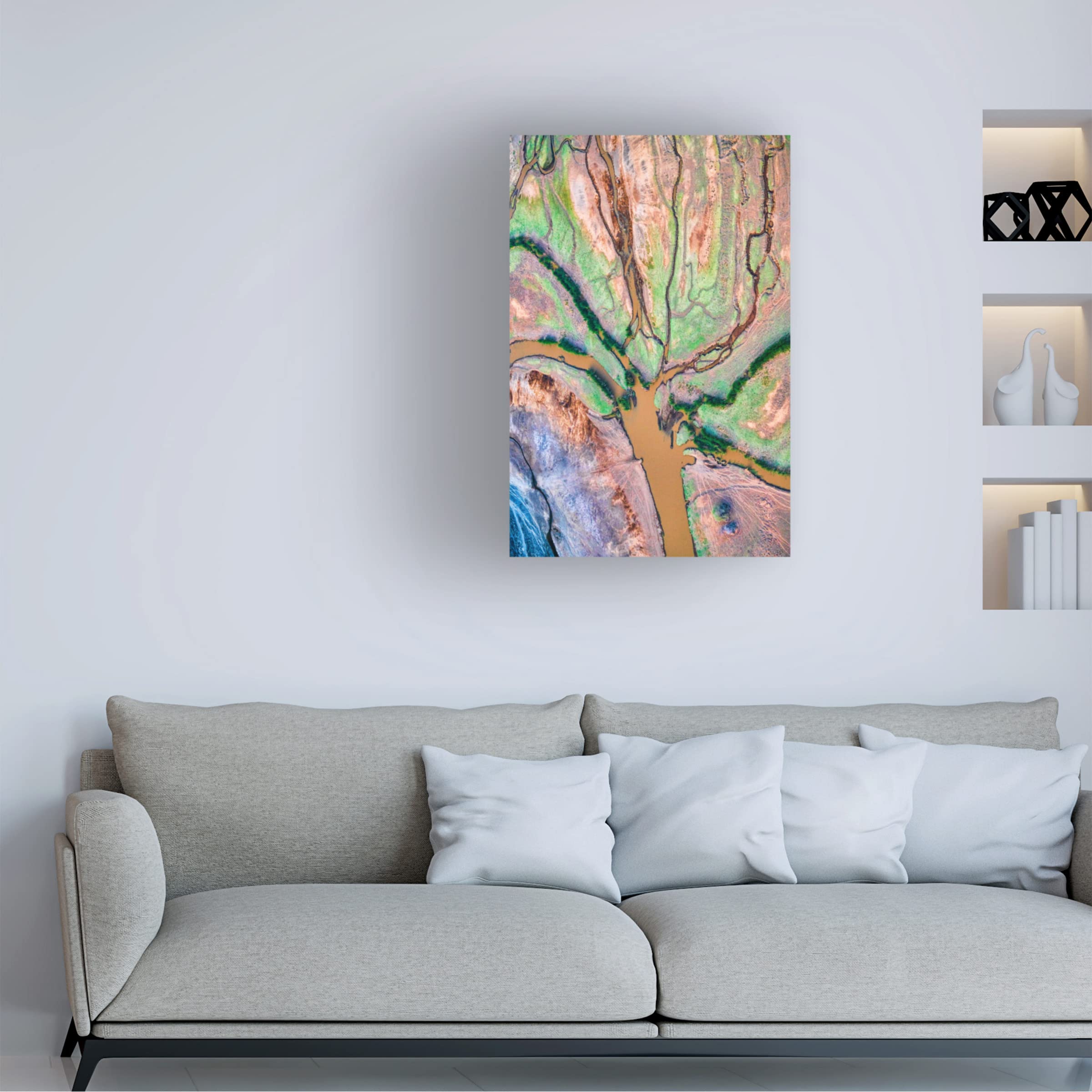Trademark Fine Art 'Gods Palette' Canvas Wall Art Print by John Fan - Perfect for Living Room, Bedroom & Office Decor
