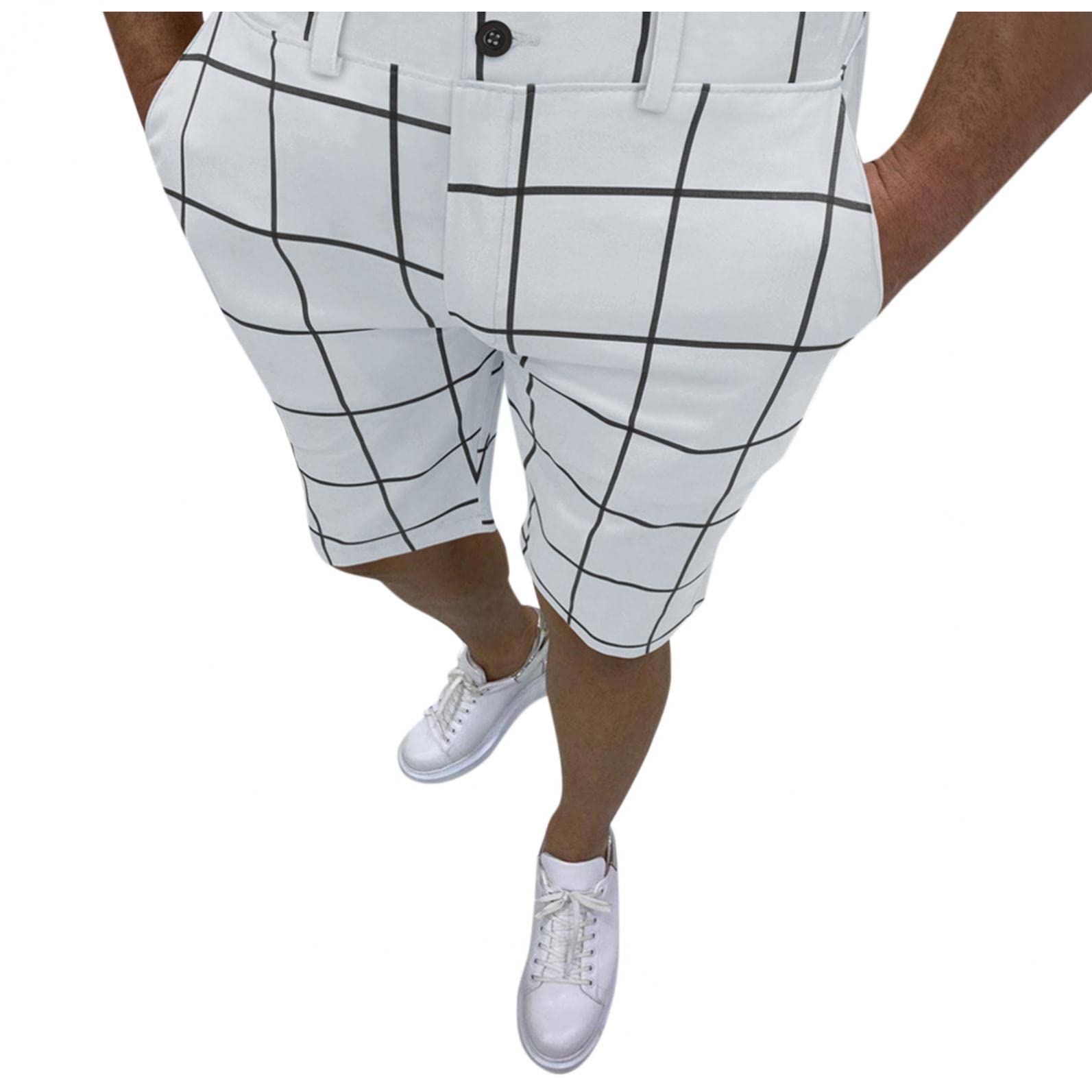 Men's Slim Fit Stretch Chino Shorts - 9