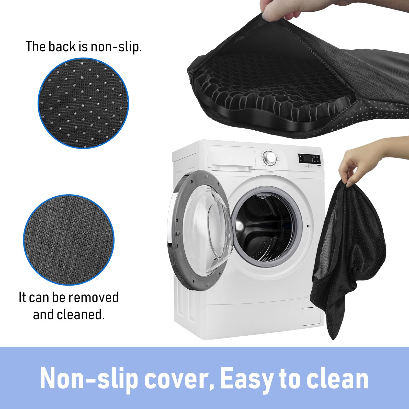**Premium Anti-Slip Kayak Seat Cushion – Thick Waterproof Gel Pad for Kayak, Canoe & Rowing – Comfortable & Durable Kayak Accessory for Fishing & Outdoor Adventures – Ideal for Long Trips & Rough Waters**