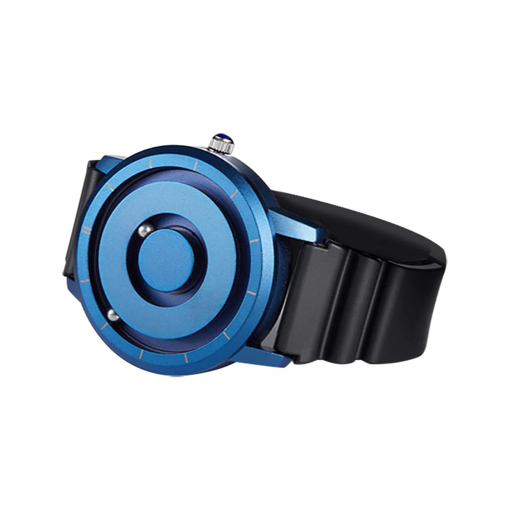 Style Future Magnetic Men's Watch - Modern Large Digital Wristwatch with Ball Minute Display | Perfect for Business, Casual & Outdoor Activities