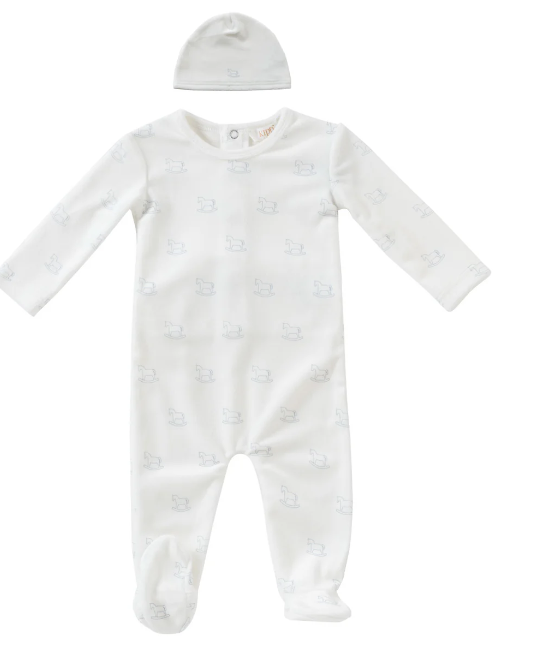 KIPP Rocking Horse Stretchie with Hat for Babies 3-9 Months - Soft & Comfortable Infant Outfit for Playtime, Photos & Special Occasions