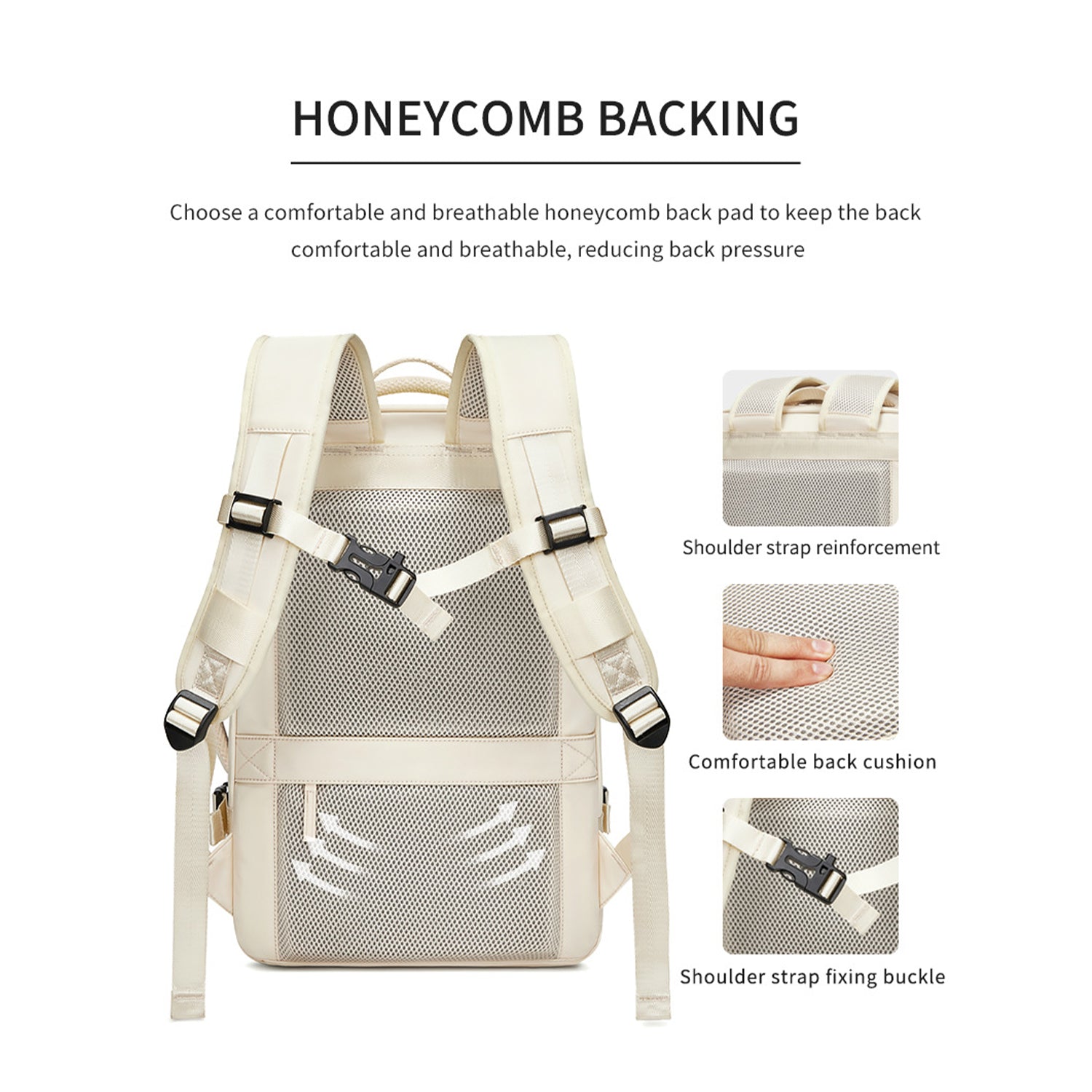 VBP100 - Large Travel Backpack with USB Charging Port, Waterproof Expandable Carry On Backpack for Weeklong Trips - Perfect for Business Travel, Hiking & Airplane Carry On Luggage