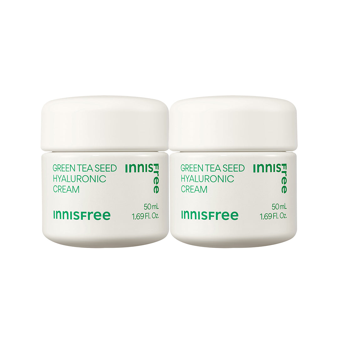 Organic Green Tea Cream Duo - Hydrating & Brightening Skincare Set for Face & Body | Perfect for Daily Moisturizing, Anti-Aging & Glowing Skin Care Routine