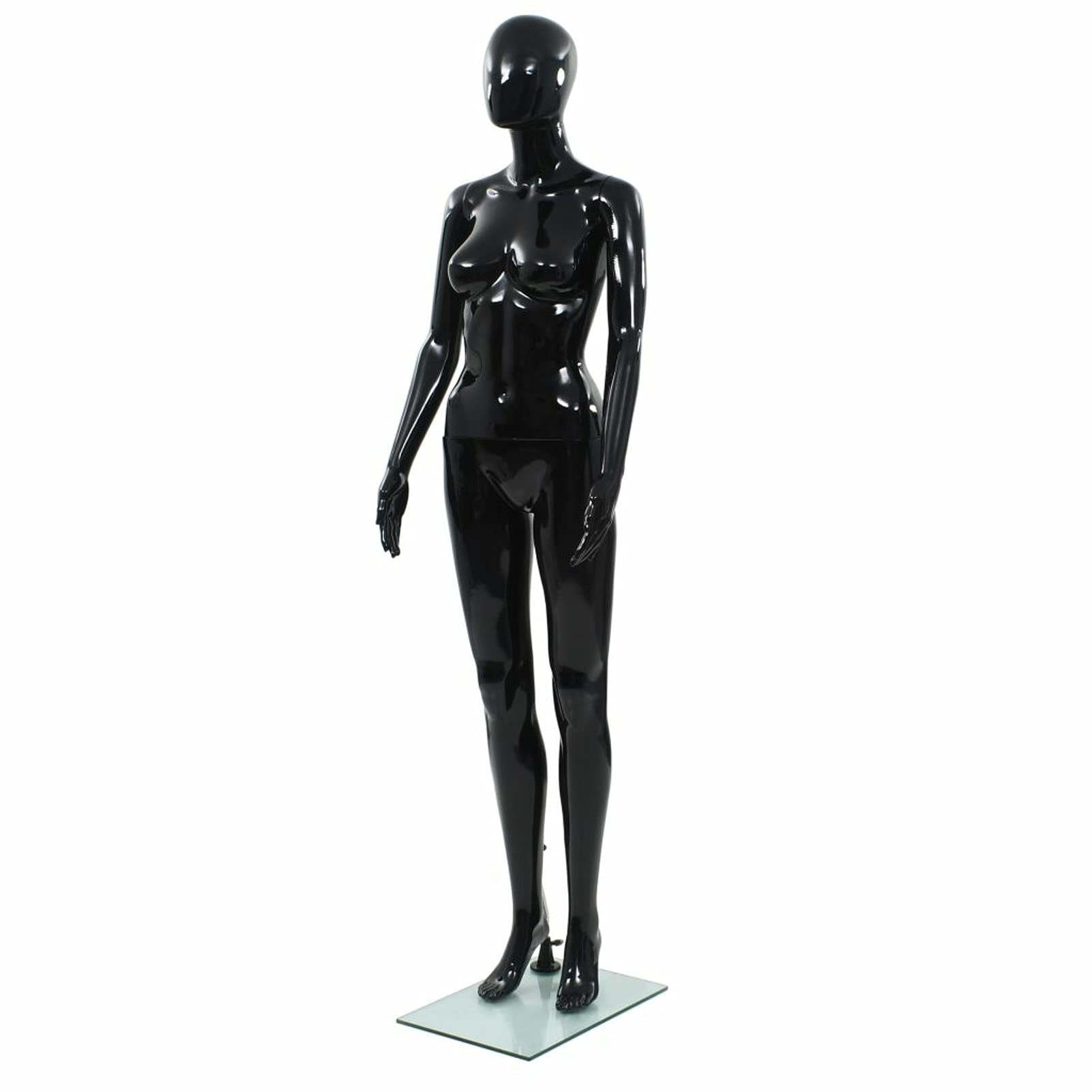 Full Body Female Mannequin with Glass Base - 68.9