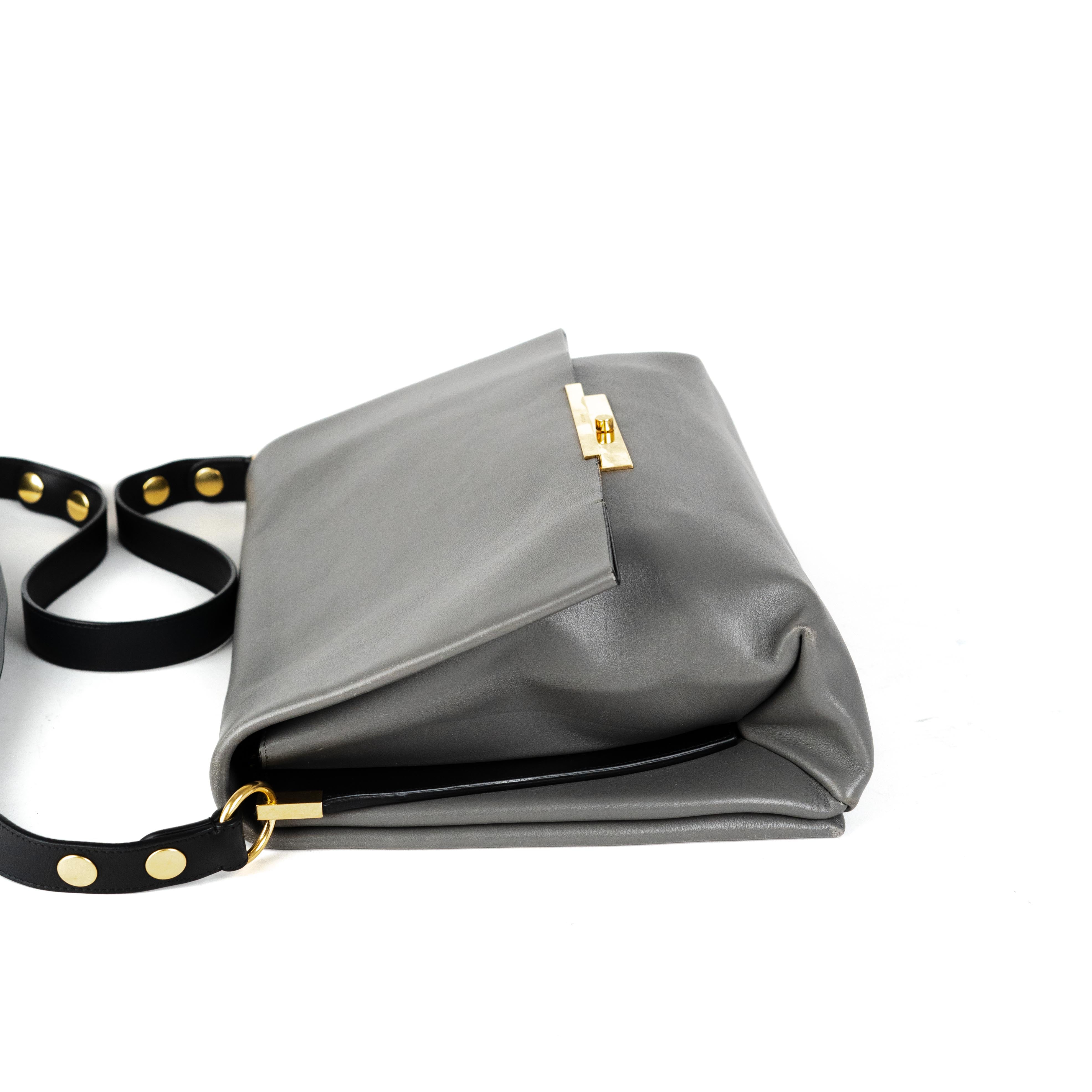 Celine Blade Bag Gray | Luxury Designer Handbag for Women | Perfect for Work, Travel & Evening Events