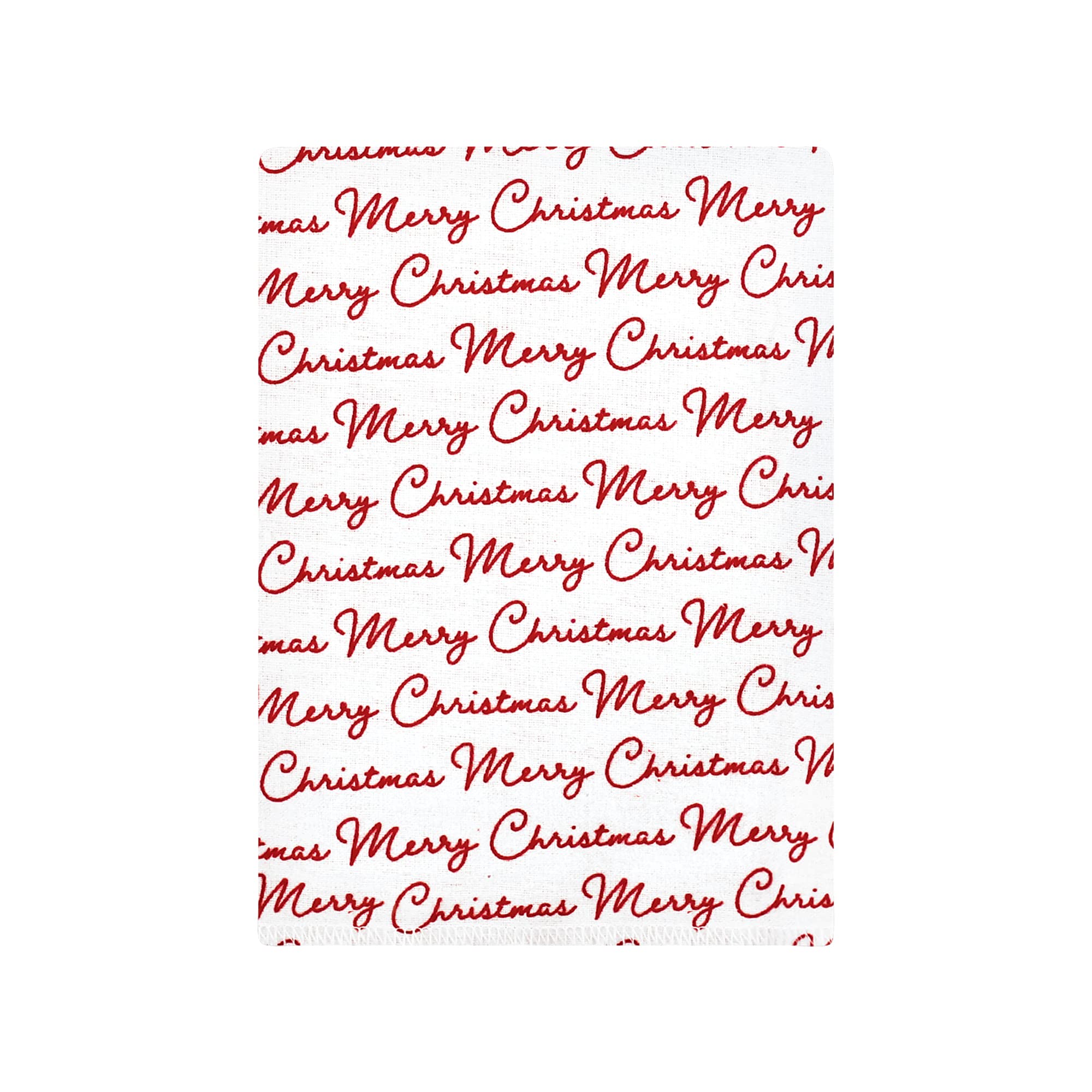 Hudson Baby Unisex Cotton Flannel Burp Cloths Bundle - Soft & Absorbent for Newborns - Christmas Holiday Design - Perfect for Feeding, Spit-Up & Gift Giving - 6-Pack