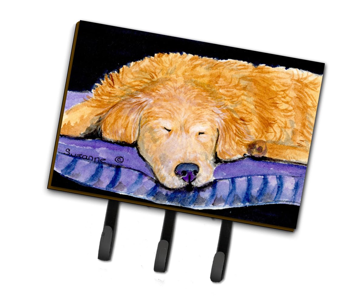 Golden Retriever Wall Hook Organizer - Key Holder, Leash Hanger & Coat Rack for Entryway, Kitchen, Bathroom - Perfect for Hanging Keys, Towels, Aprons, Dog Leashes & More
