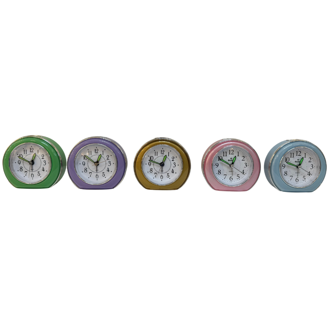 6120 Pink Alarm Clock - Digital LED Display with Snooze & Adjustable Brightness for Bedroom, Office, Travel & Kids Room