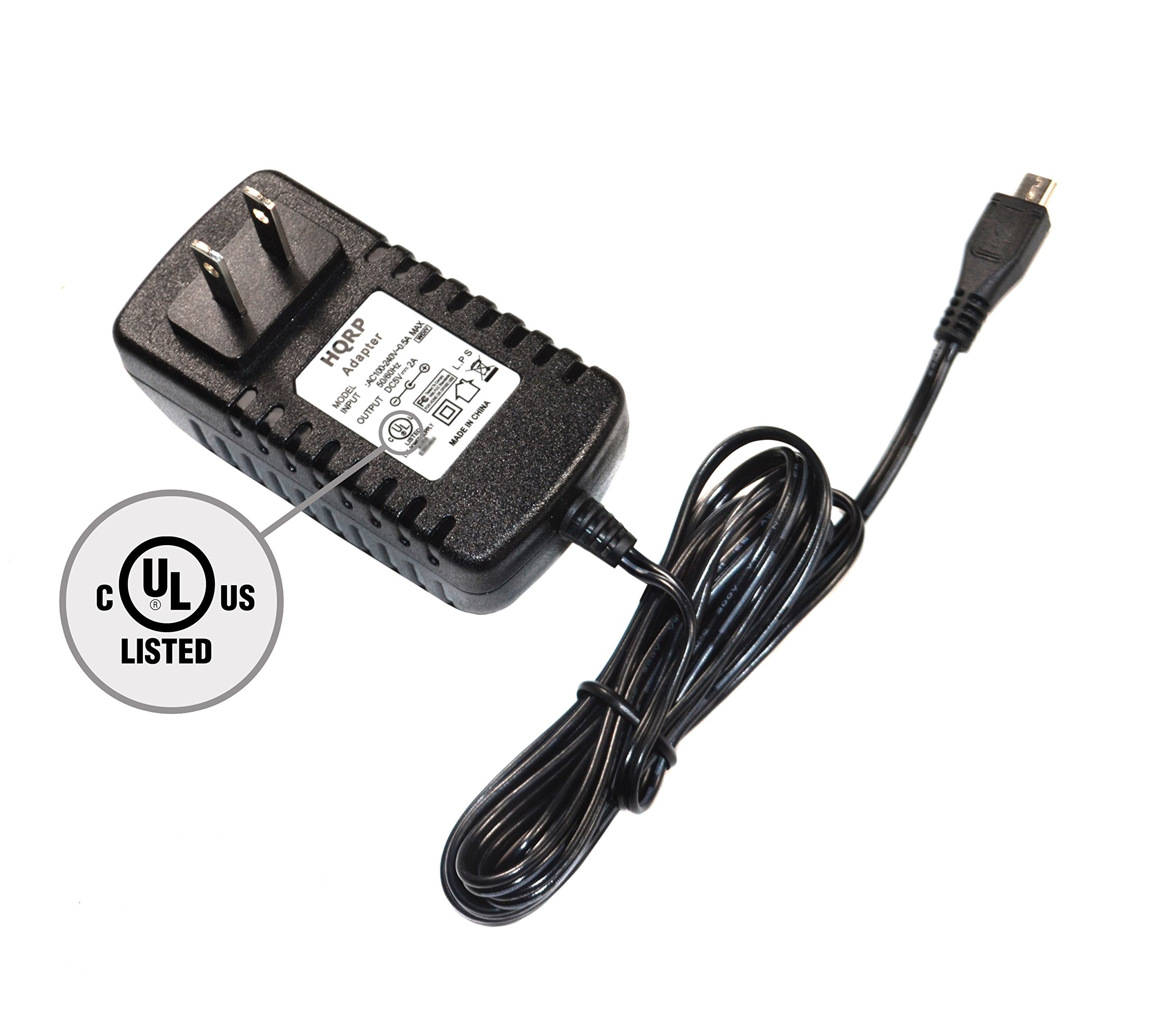 HQRP AC Adapter Battery Charger for Braven BRV-1/BRV1GWC/BRV1BOG Wireless Speakers - Compatible with Braven People Water BRV-1 Portable Speaker - Includes Euro Plug Adapter - Perfect for Travel, Home & Outdoor Use