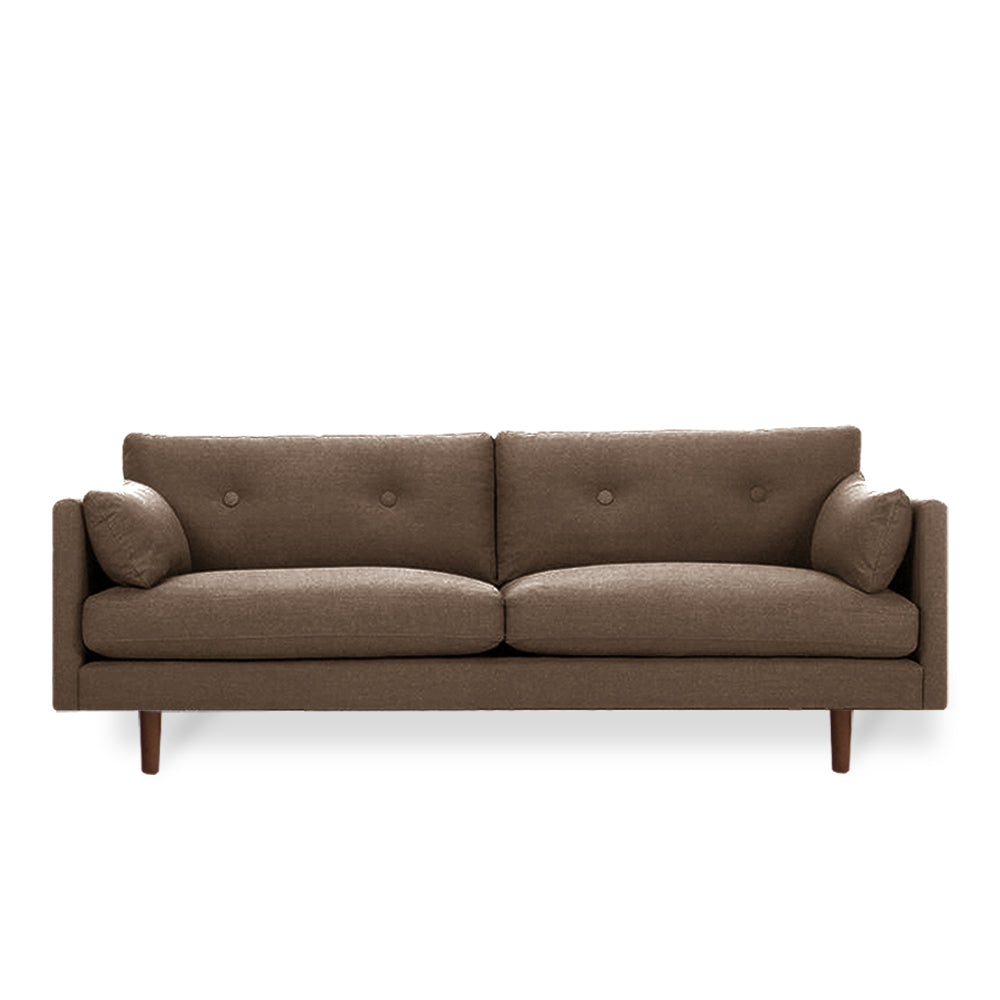 Londale 3-Seater Sofa - Modern Fabric Couch for Living Room, Comfortable Sectional Sofa Bed for Small Spaces - Perfect for Apartments, Dorms & Home Theater Seating