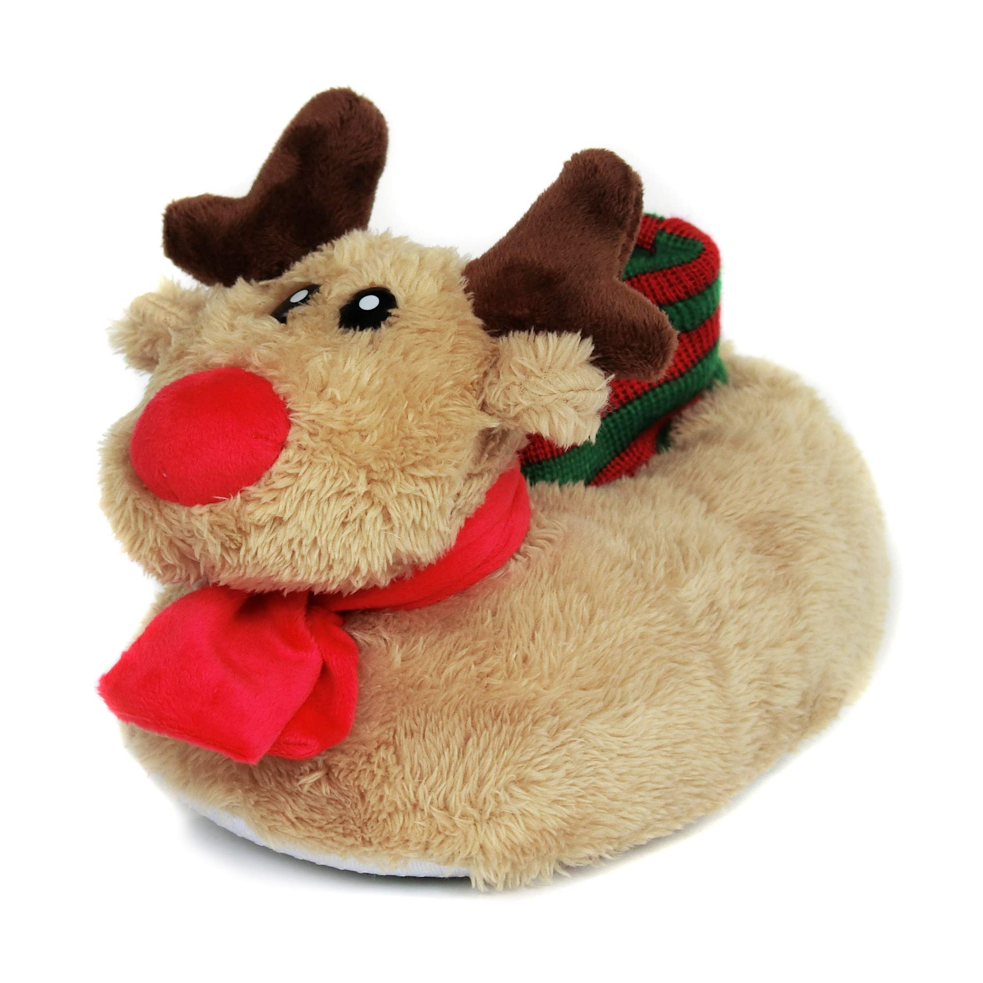 Soft Fuzzy Animal Slippers for Toddlers & Kids - Moose, Giraffe & Dog Designs for Boys & Girls | Cozy Indoor & Playtime Footwear