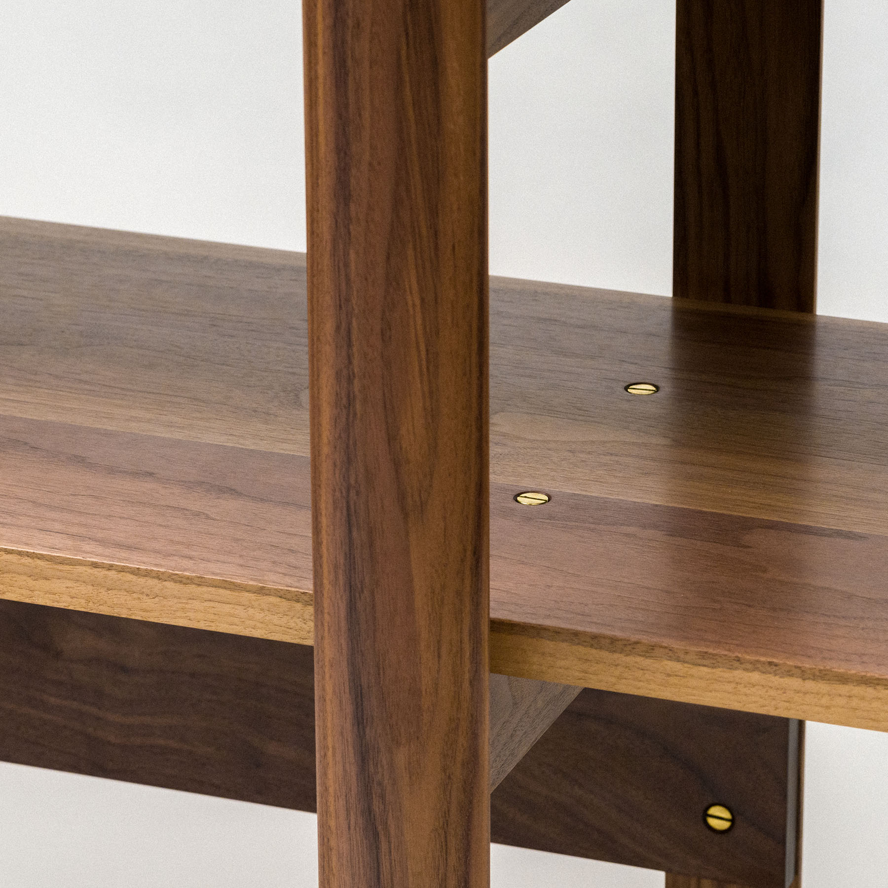 Premium Walnut Wood Browser Shelves - Stylish Storage for Books, Decor & Essentials | Perfect for Living Room, Office & Bedroom Organization