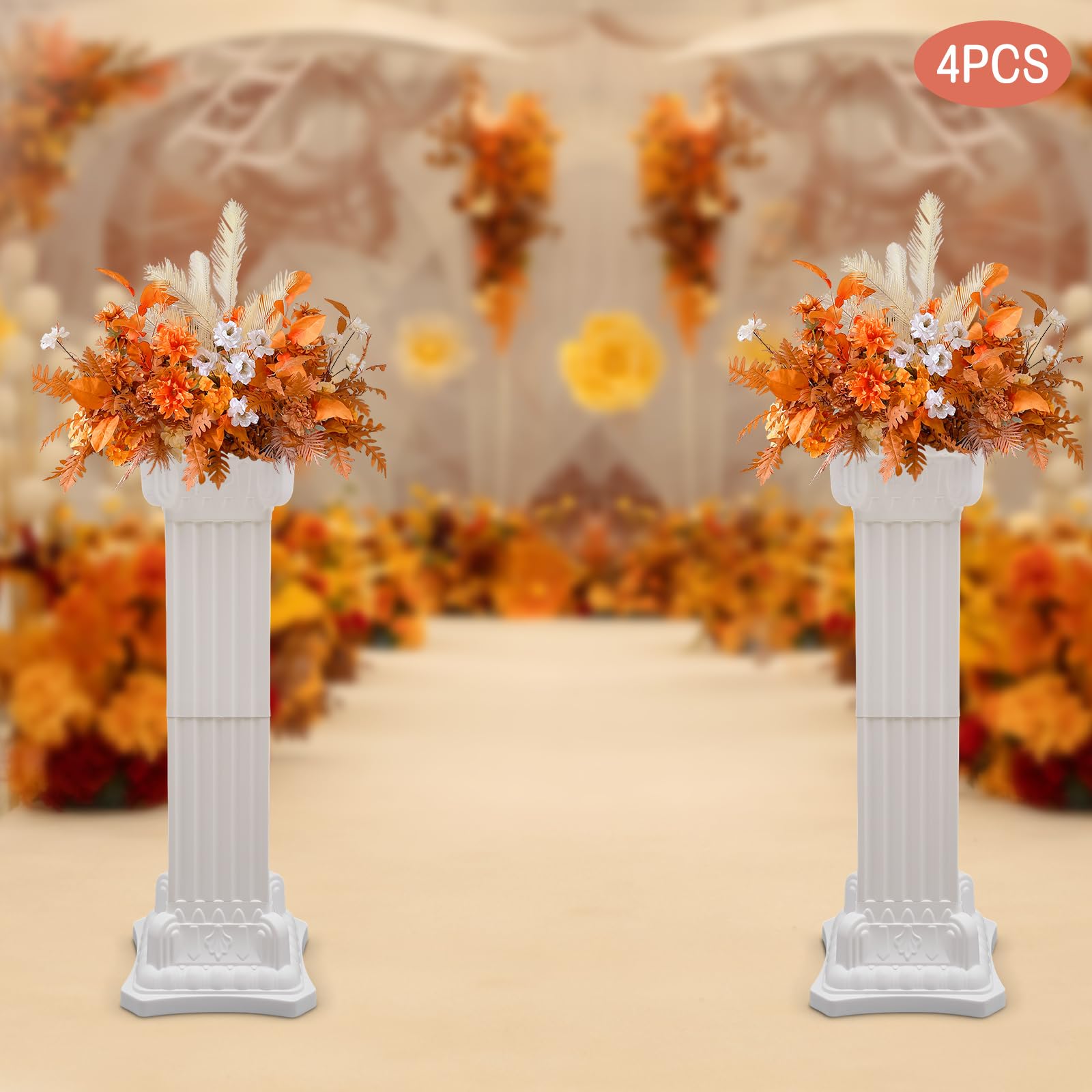 4Pcs Roman Column Set - 35.4