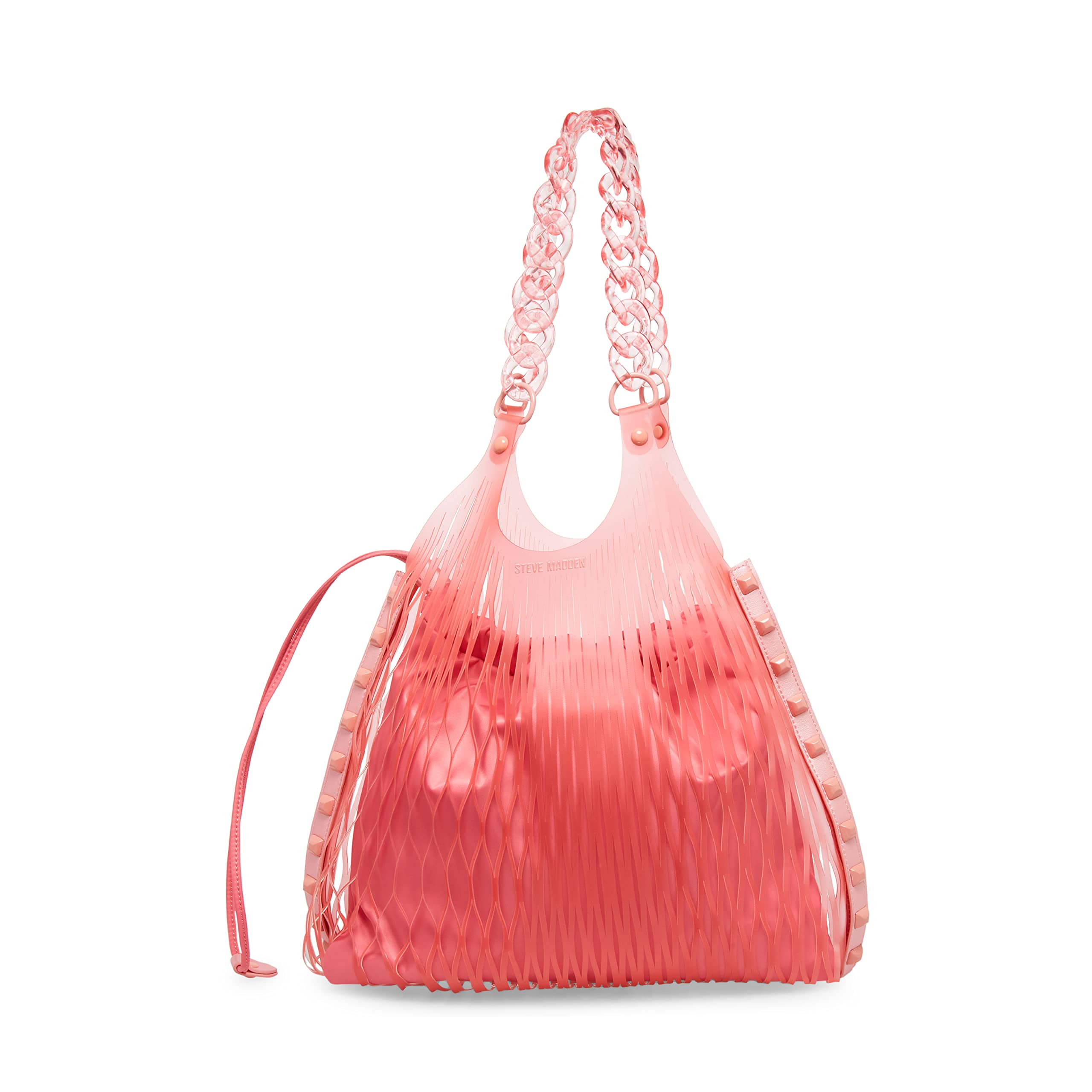 Steve Madden Women's Laser Cut-Out Crossbody Bag - Stylish Leather Handbag for Everyday Use, Work, and Evening Out