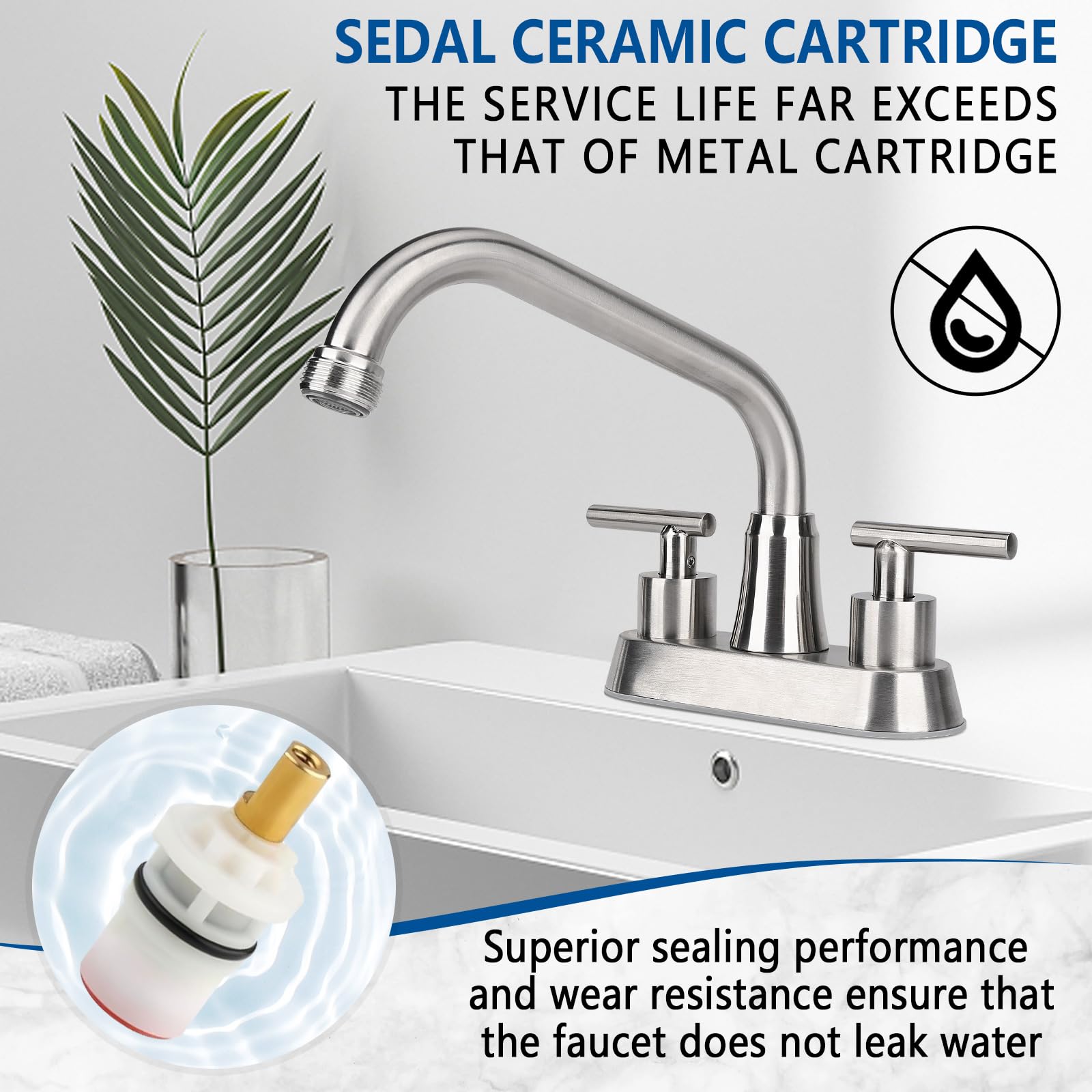 Heavy Duty Laundry Sink Faucet with 3/4