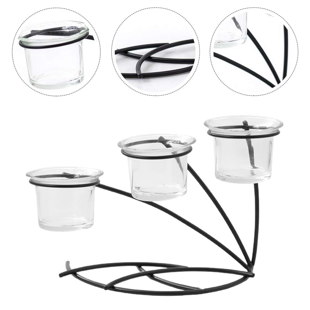 1pc Romantic Iron Art Candle Holder - Elegant Candlestick Stand for Home Decor, Spring Festival, Dinner Table & Romantic Ambiance | Durable Iron Candle Shelf for Wedding, Party & Holiday Decorations