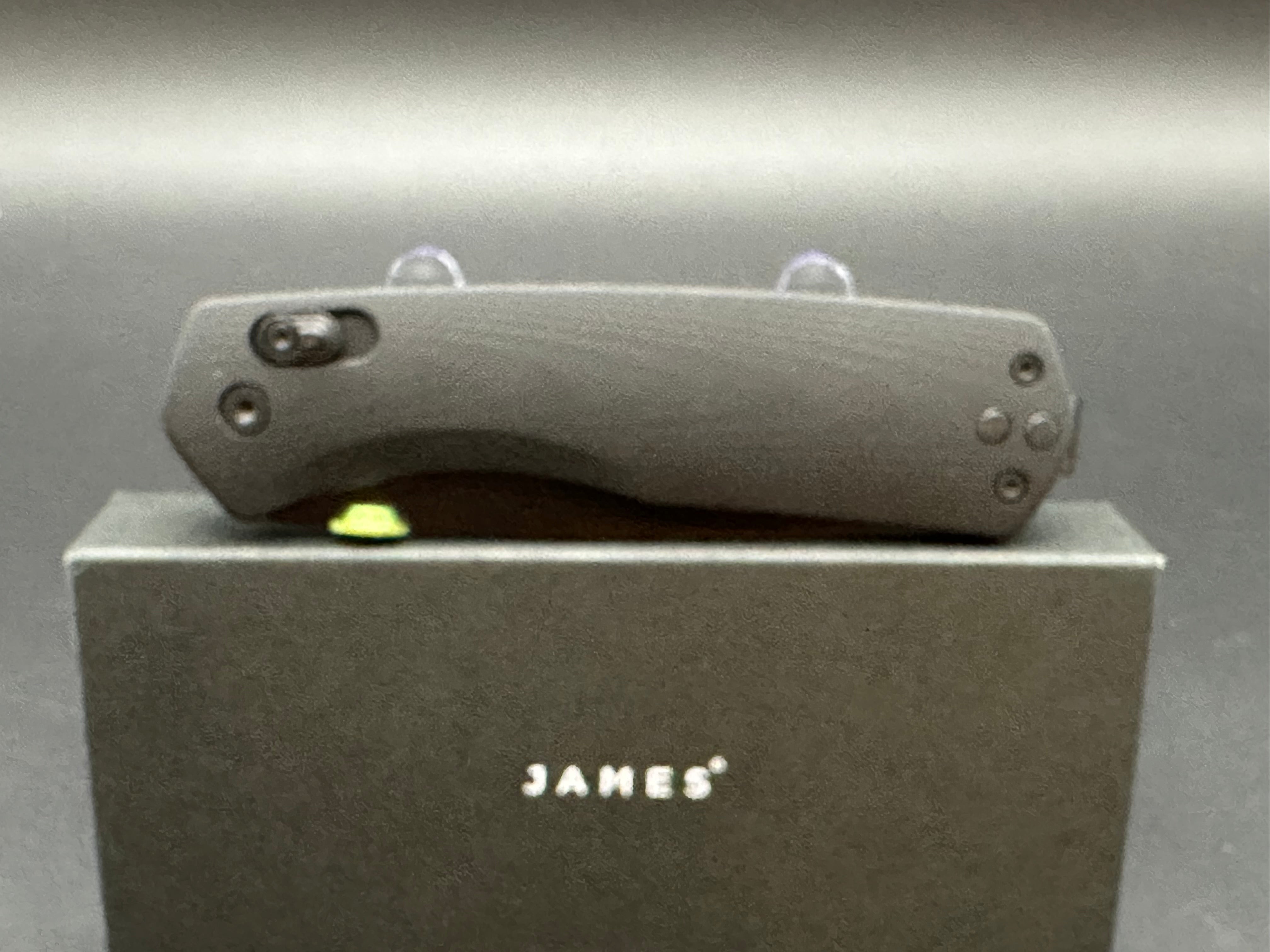 The James Brand Carter XL Ambi Slider Knife - Black G10 Folding Pocket Knife for Outdoor, Camping & Everyday Carry (EDC)
