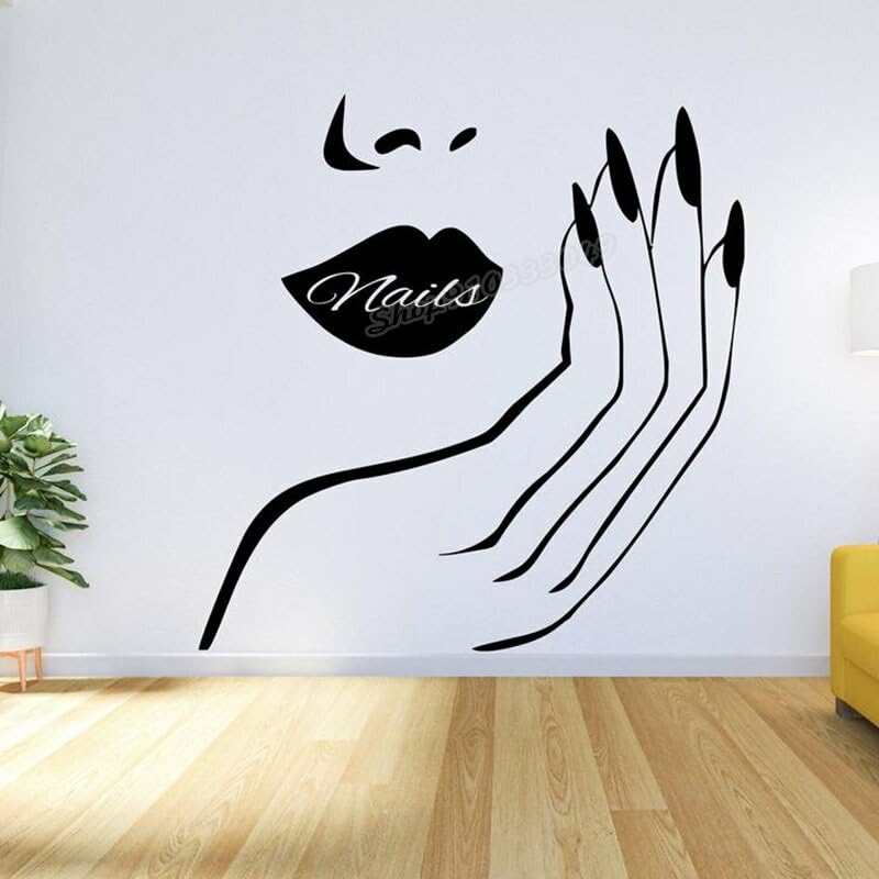 GADGETS WRAP Vinyl Sticker for Nail Salon Decor - Self-Adhesive Wall Decal for Nail Art & Manicure Studio - Perfect for Salon Walls, Home Nail Stations & Beauty Room Decor