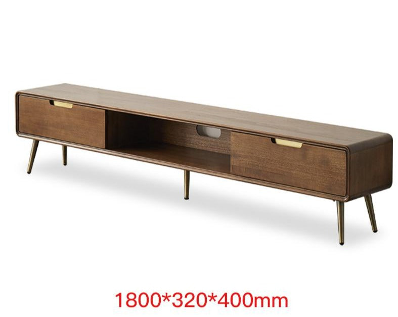 Luxury Solid Wood Lucas Coffee Table - Scandinavian Nordic Style for Living Room, Lounge & Office