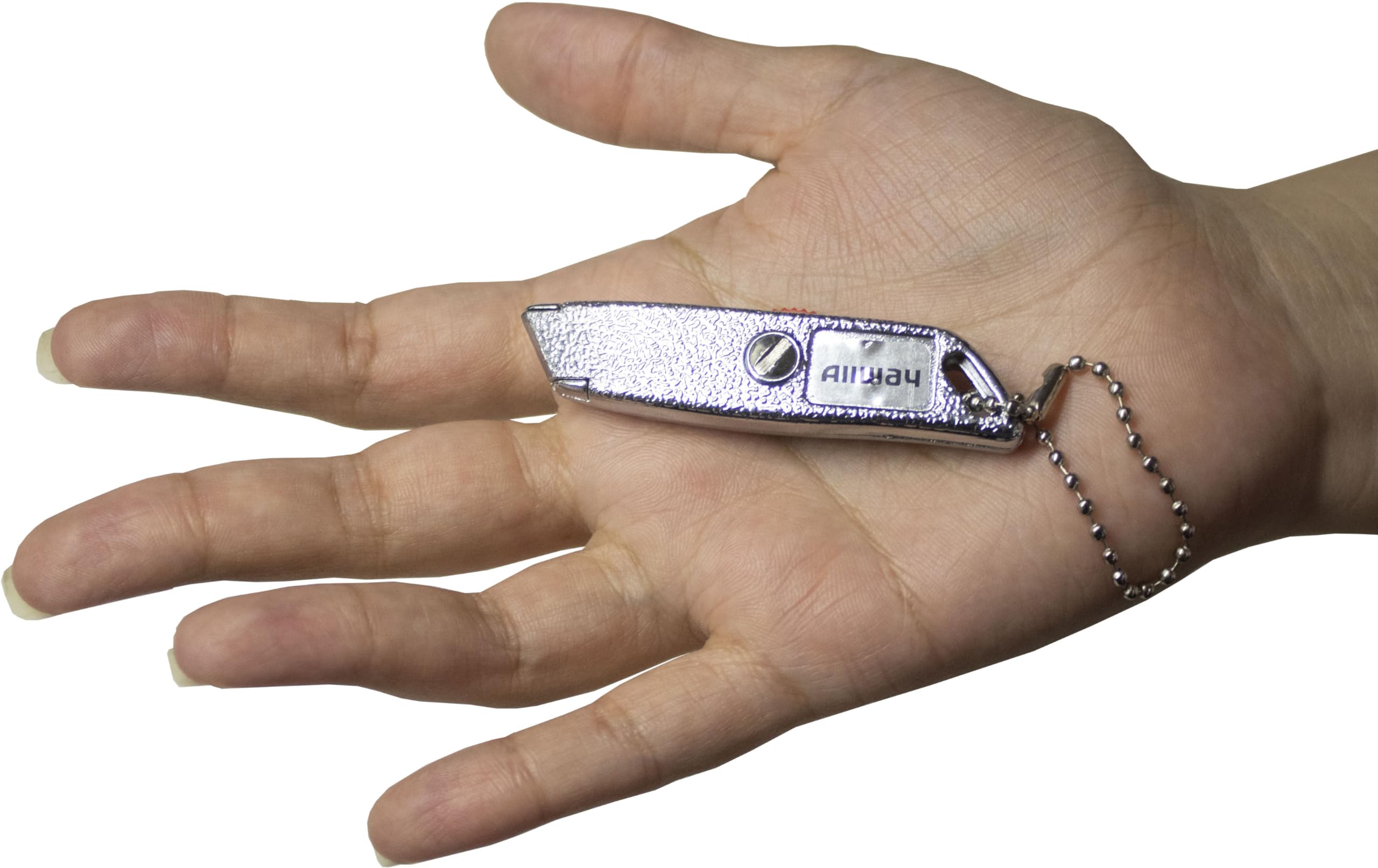 ALLWAY MK4 Chromed Die-Cast Retractable Utility Knife with 2-1/2