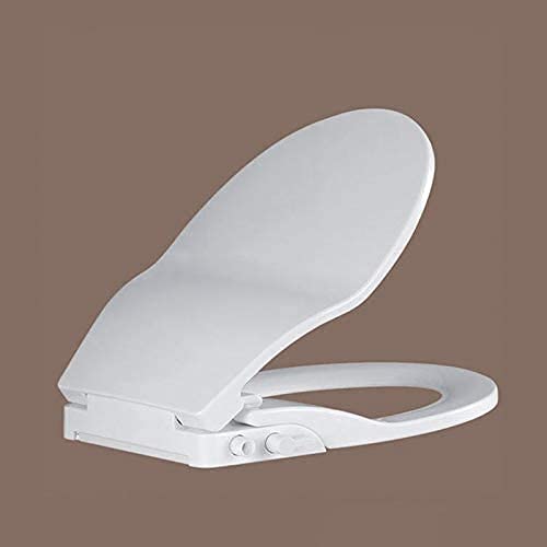 Soft Close White Vintage Toilet Seat Cover - 18.3